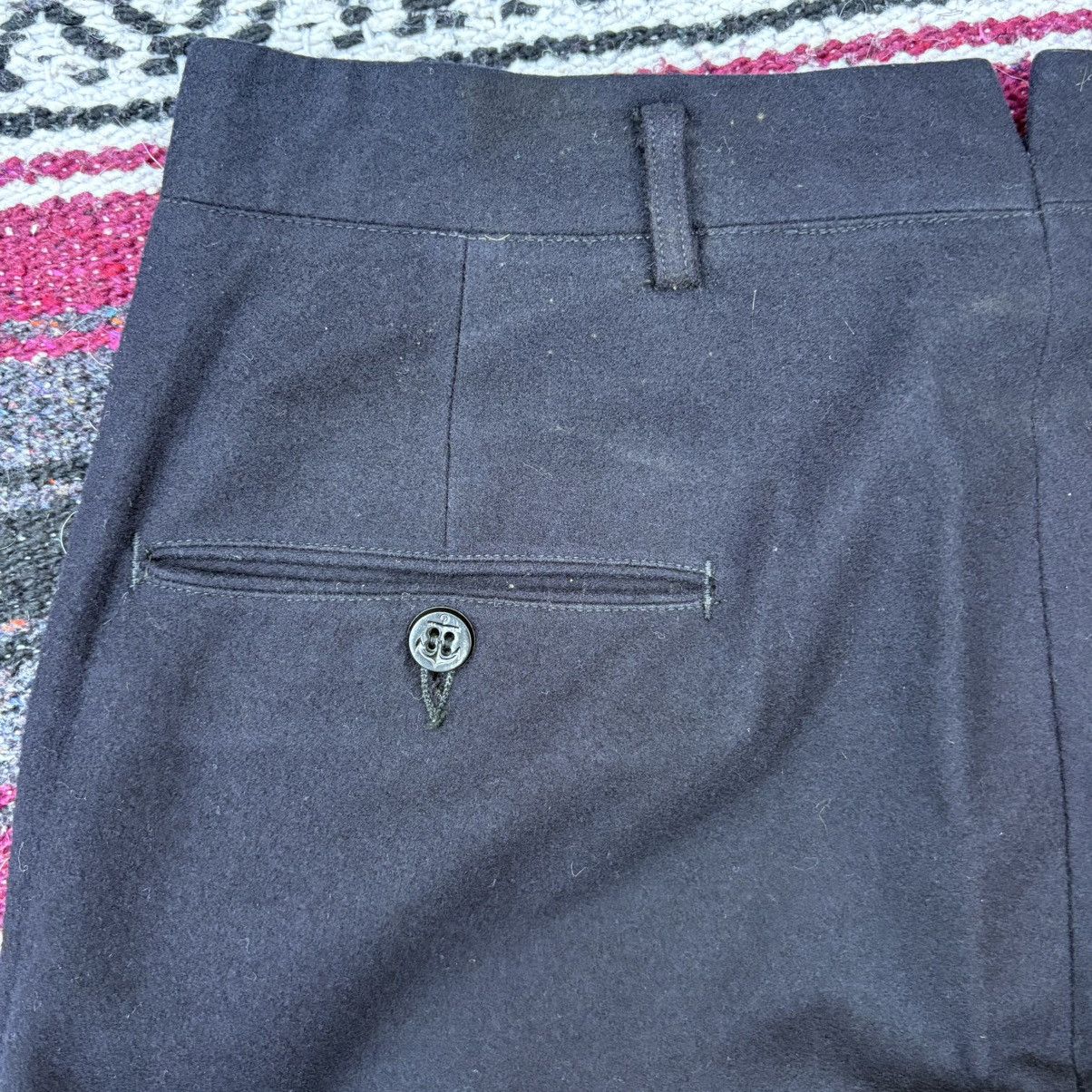 John Alexander Skelton 1940s us navy officer wide leg wool trousers 32x30 Size US 32 / EU 48 - 4 Thumbnail