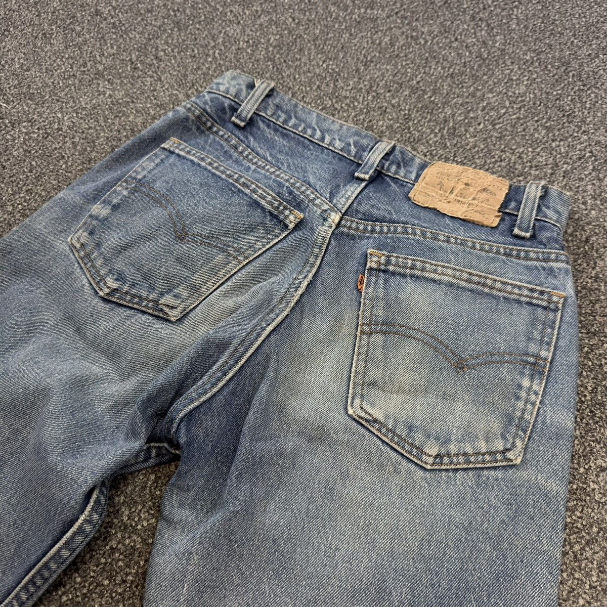 Levi's Vintage Clothing 🔥🇺🇸 Vintage Levi’s 505-0217 Orange Tab Stone Wash Denim Size US 31 - 8 Thumbnail