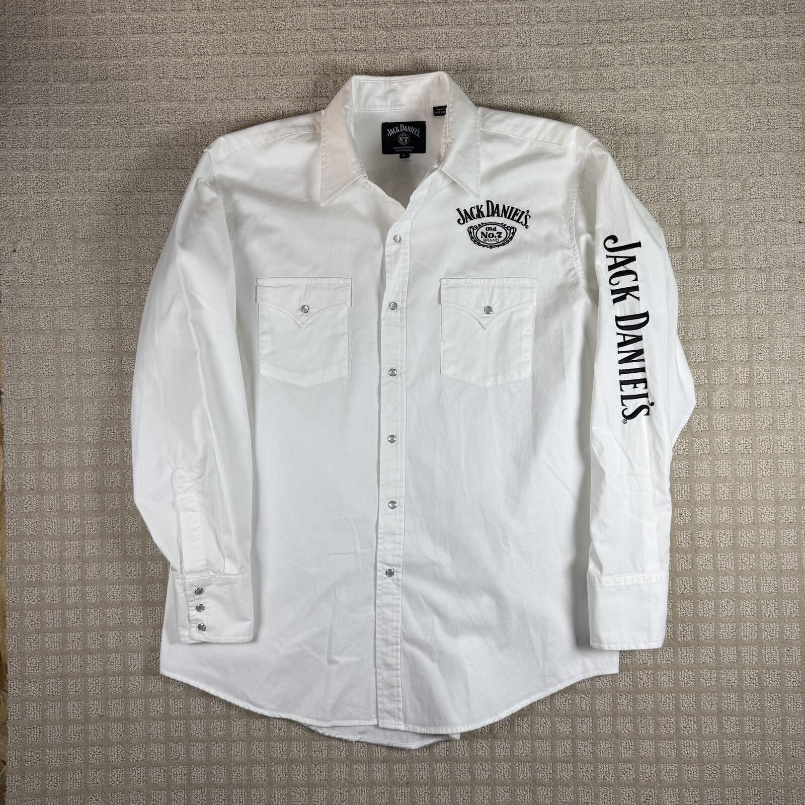 Other jack daniel’s pearl snap western shirt large Size US L / EU 52-54 / 3 - 1 Thumbnail