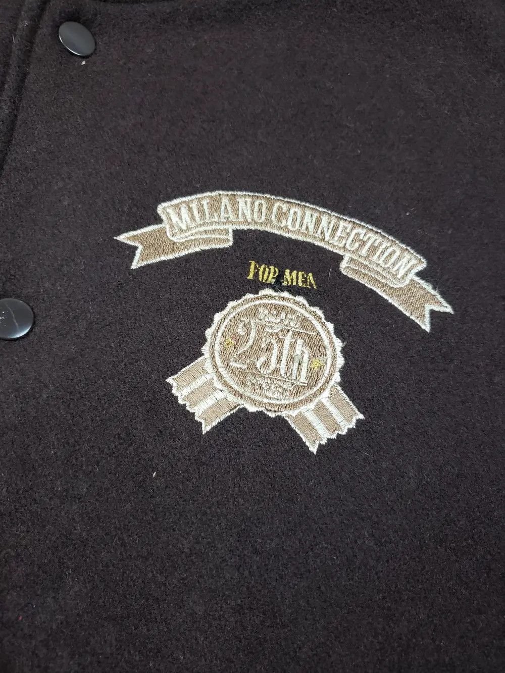 Vintage Vintage Milano Connection Varsity Jacket Wool Size US L / EU 52-54 / 3 - 10 Thumbnail