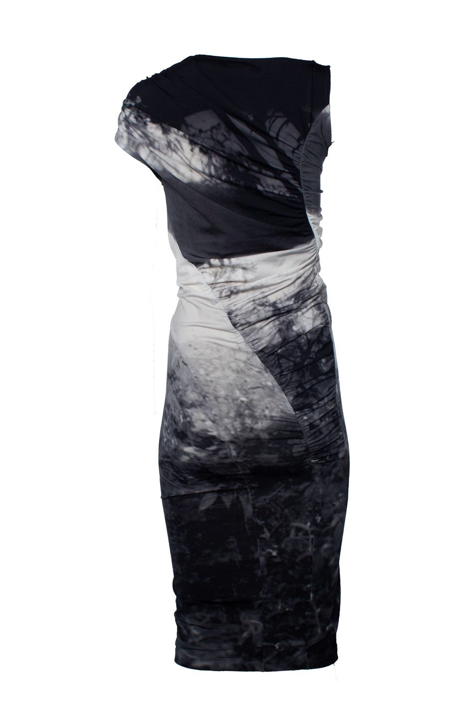 Alexander McQueen McQ, Digital printed dress in grey Size S / US 4 / IT 40 - 3 Thumbnail