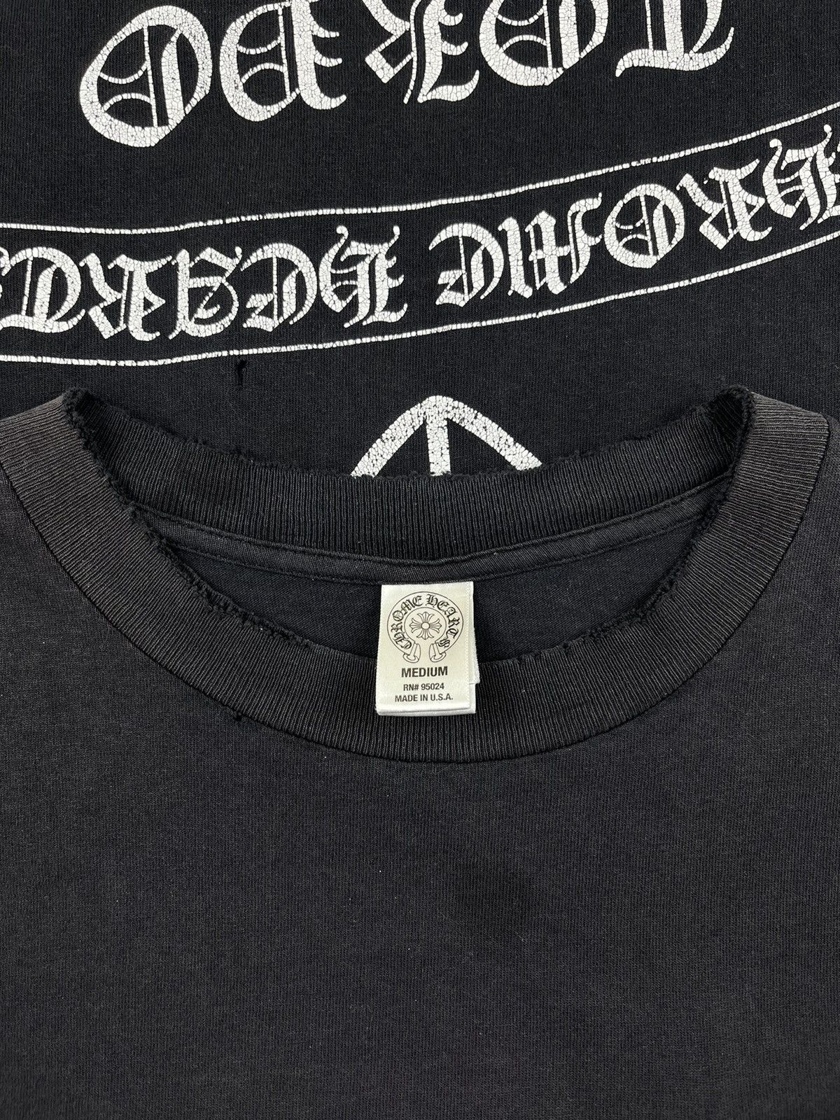 Chrome Hearts Chrome Hearts Tokyo Plus Cross Print Pocket Tshirt Thrashed Size US M / EU 48-50 / 2 - 7 Thumbnail