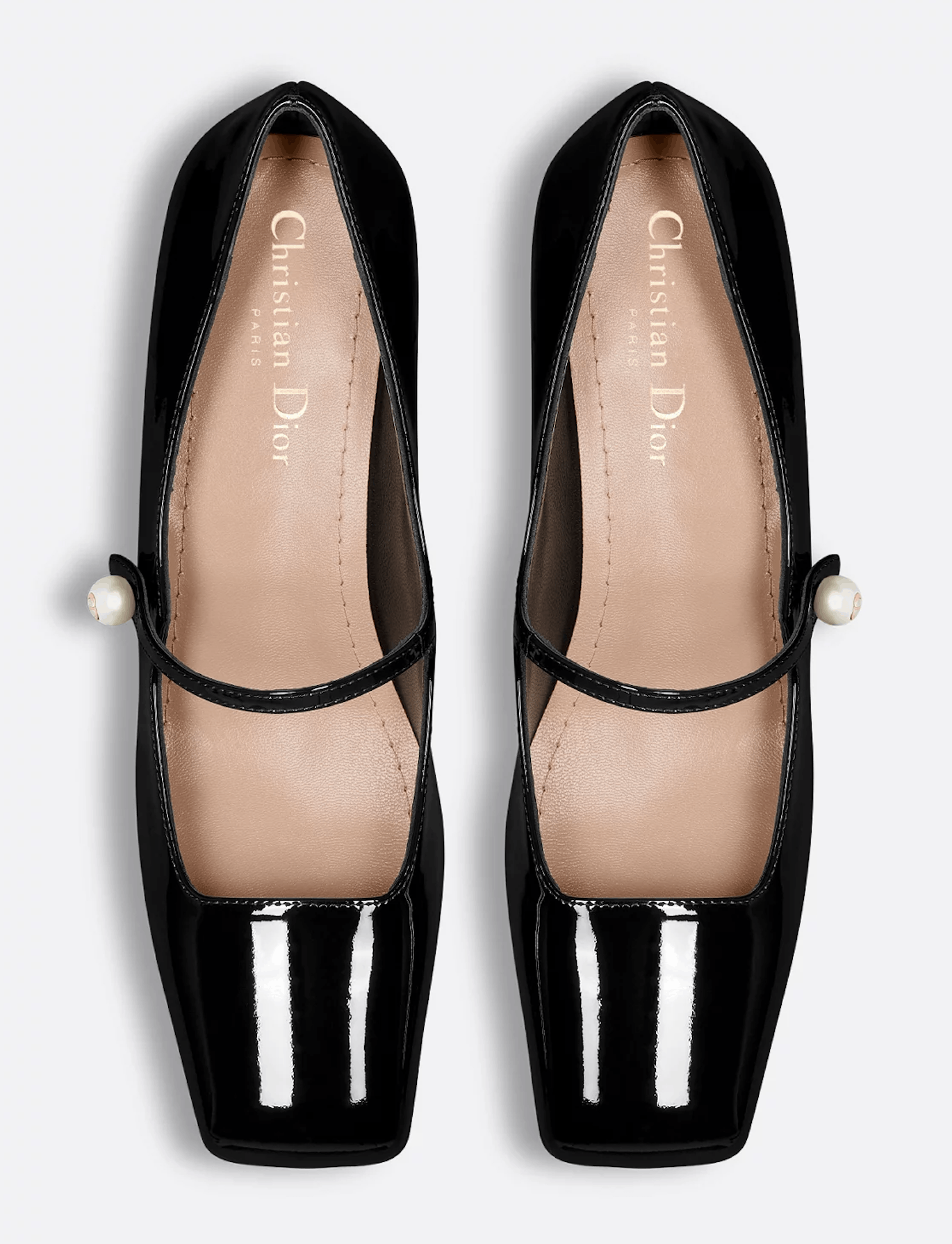 Dior Dior Jolie Patent Maryjane Pearl Strap Heel Pump 39.5 Size US 9.5 / IT 39.5 - 11 Thumbnail