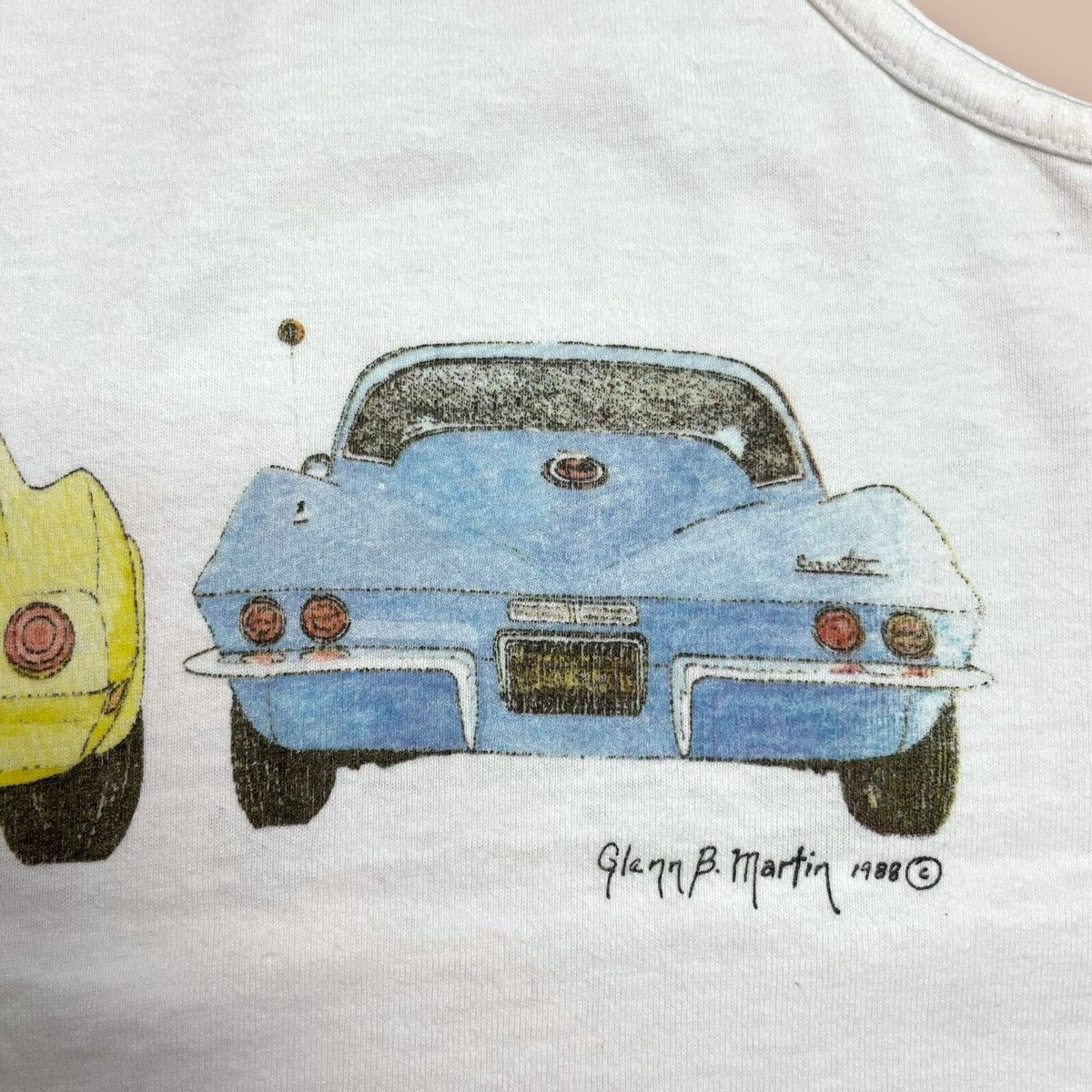 Chevrolet Vintage 1988s Corvette Art Tank-Top Size US L / EU 52-54 / 3 - 10 Thumbnail