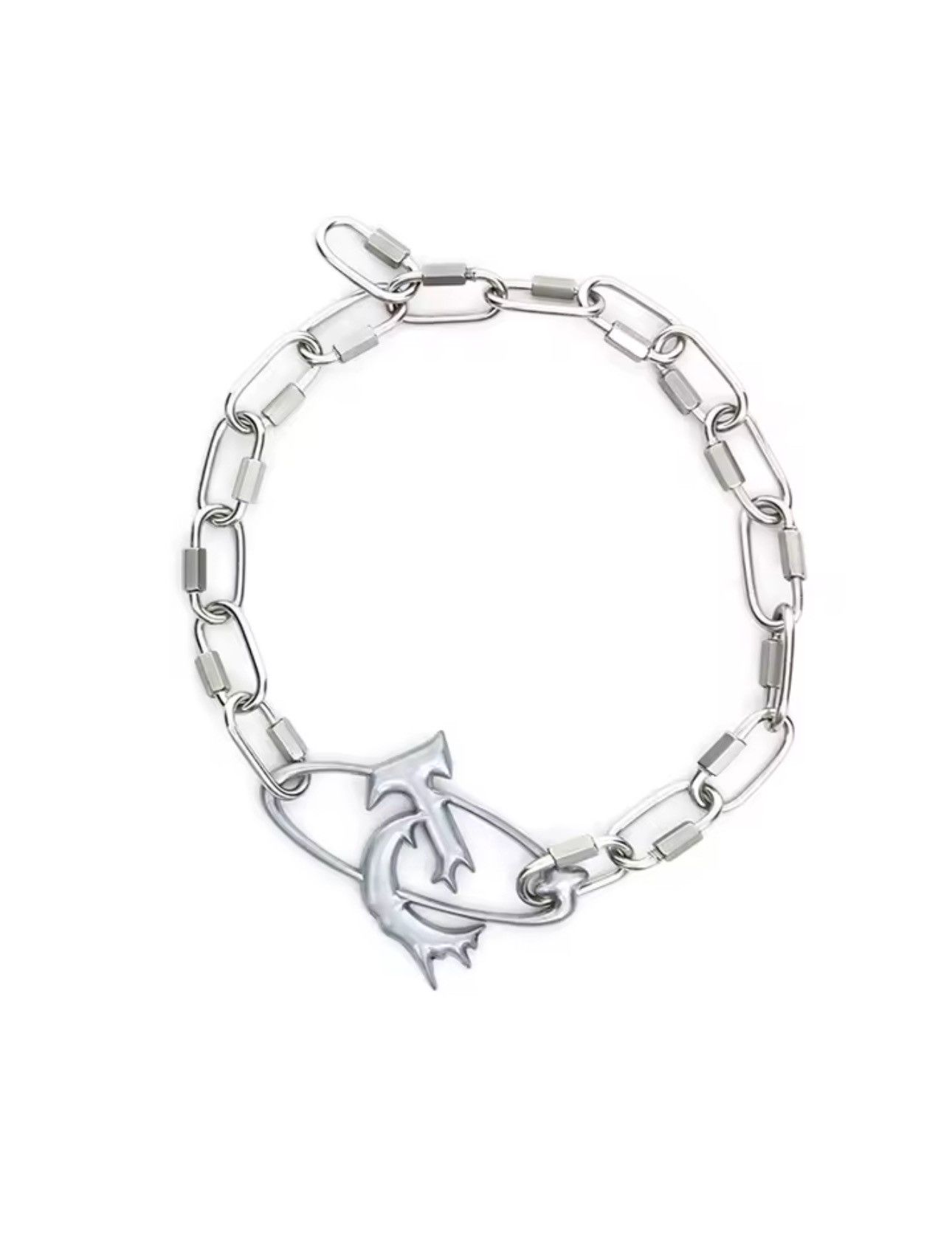 Jewelry Punk Gothic Heavy Chain Necklace for Men Size ONE SIZE - 5 Thumbnail