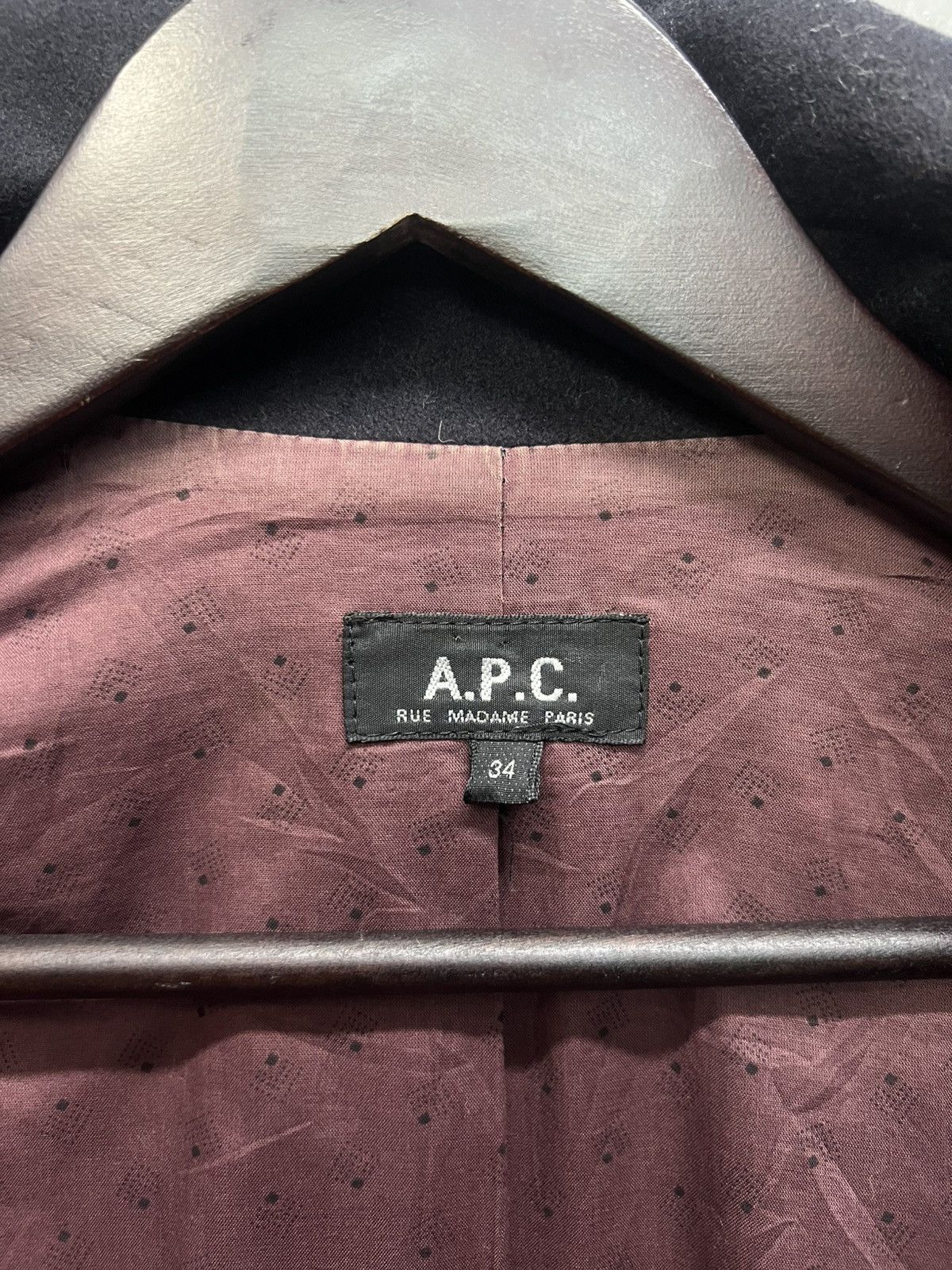 A.P.C. A.P.C Long Coat Double Breast Size XS / US 0-2 / IT 36-38 - 10 Thumbnail