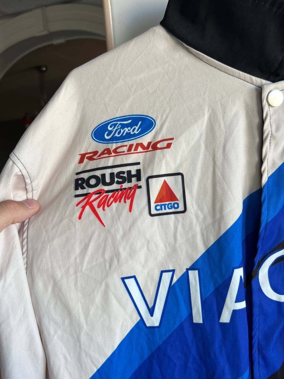 Vintage NASCAR Ford Roush Racing Jacket Used size L Size US L / EU 52-54 / 3 - 5 Thumbnail
