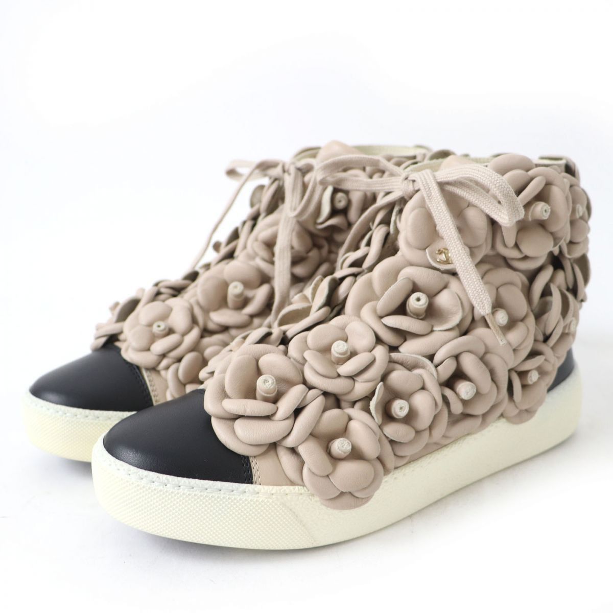 Chanel Chanel Chanel G29046 Leather Sneakers Leather Shoes G29046 DUTY FREE for USA Size ONE SIZE - 1 Thumbnail