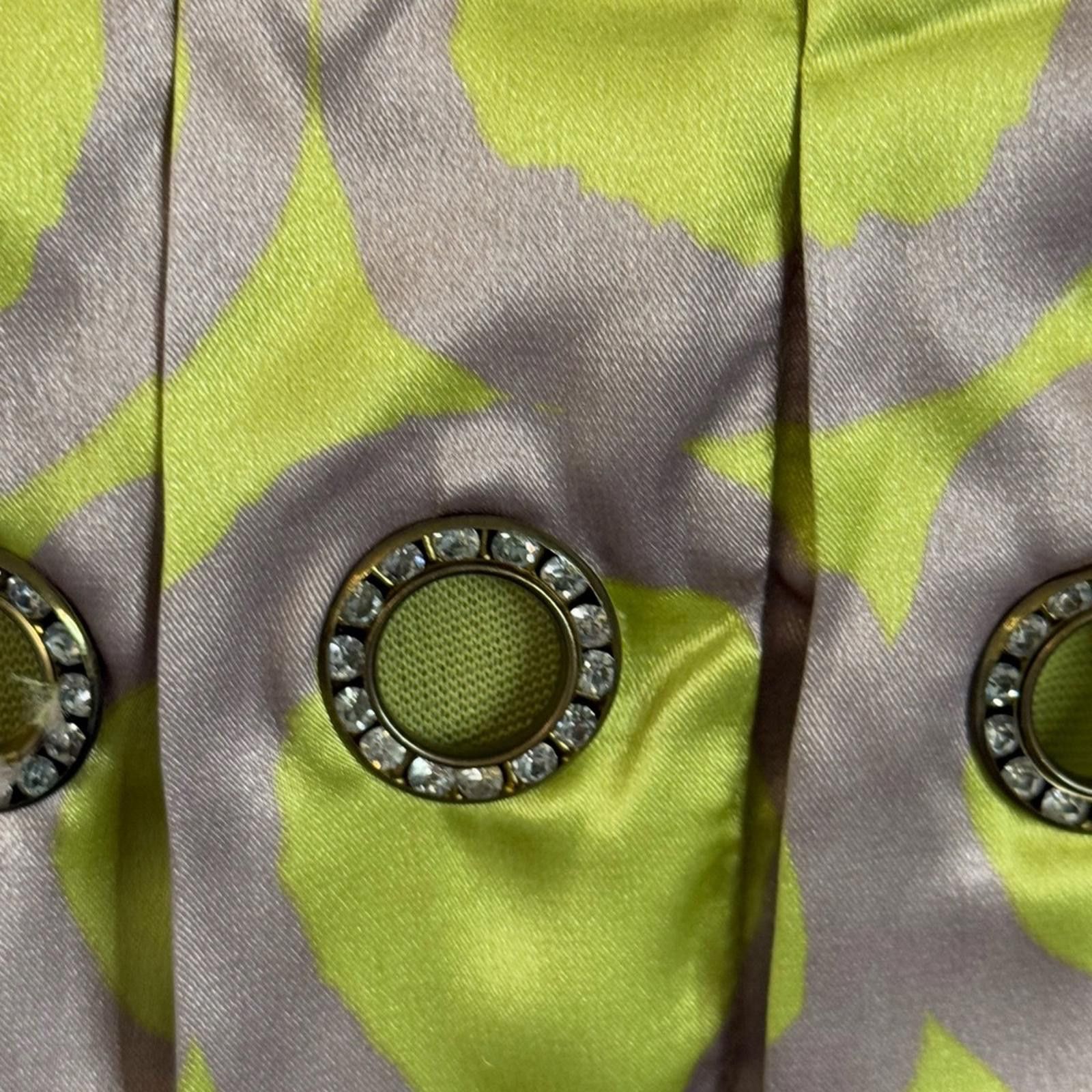 Other Kaidal chic green gold pattern sleeveless midi dress SZ M Size M / US 6-8 / IT 42-44 - 4 Thumbnail