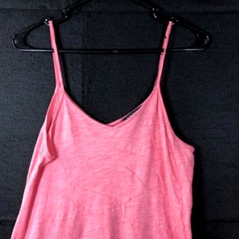 Express Express Dress Pink V-Neck Spaghetti Strap High Low Midi Sleeveless Small Women Size S / US 4 / IT 40 - 2 Thumbnail