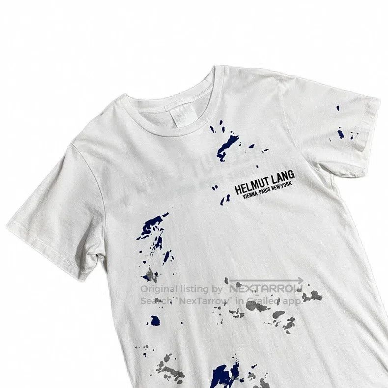 Helmut Lang Helmut Lang Splatter-paint short-sleeve Size US M / EU 48-50 / 2 - 2 Thumbnail