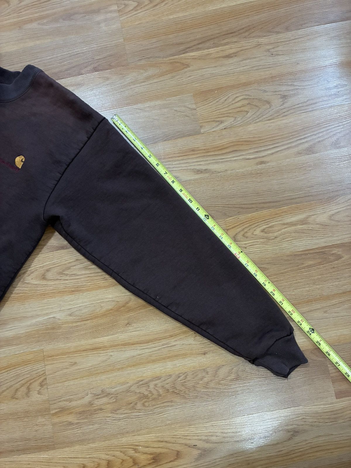 Carhartt Carhartt Thermal Lined Fleece Crewneck Sweatshirt K03 90s Size US M / EU 48-50 / 2 - 15 Thumbnail