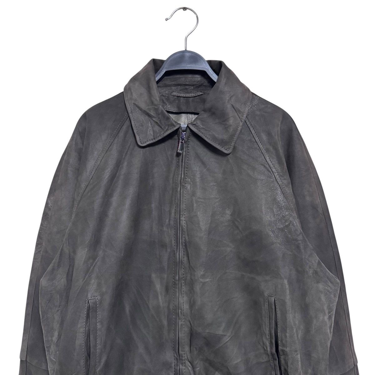 Max Mara Max Mara Bomber Leather Jacket Size S / US 4 / IT 40 - 4 Thumbnail