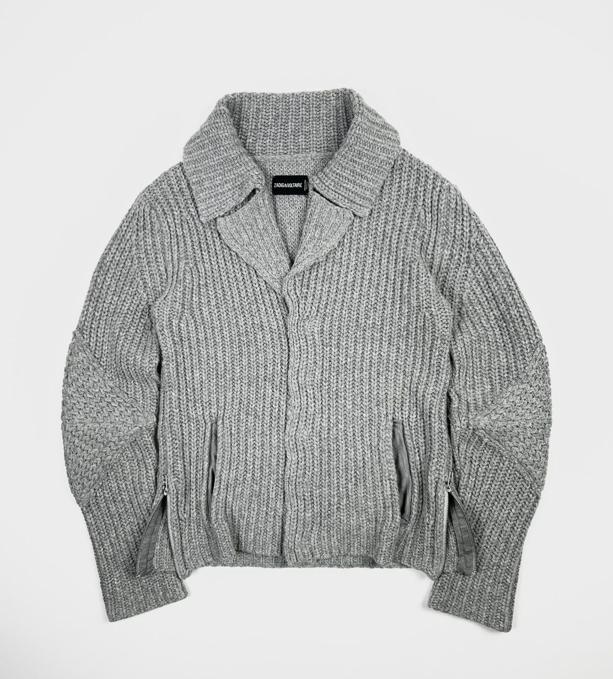 Zadig & Voltaire Zadig & Voltaire Knitted Cardigan Avant Garde Sweater Size M / US 6-8 / IT 42-44 - 1 Thumbnail