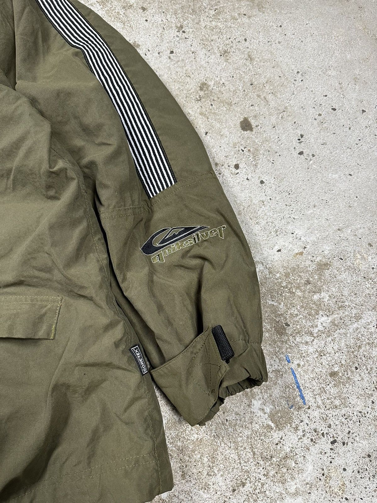 Goretex × Quiksilver × Vintage ‼️ Vintage 90s Quiksilver Gore Tex Khaki Jacket Parka Size US XL / EU 56 / 4 - 3 Thumbnail