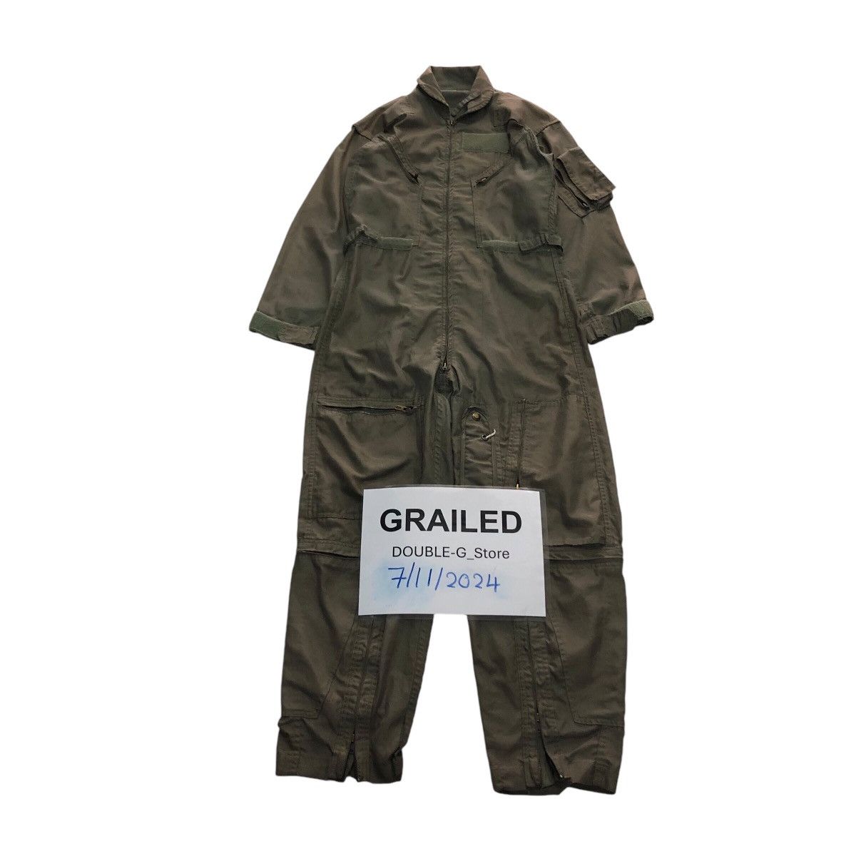 Vintage 📌Vtg Military Overall Reproduction Air Force Buzz Ricksons Size US 34 / EU 50 - 1 Thumbnail