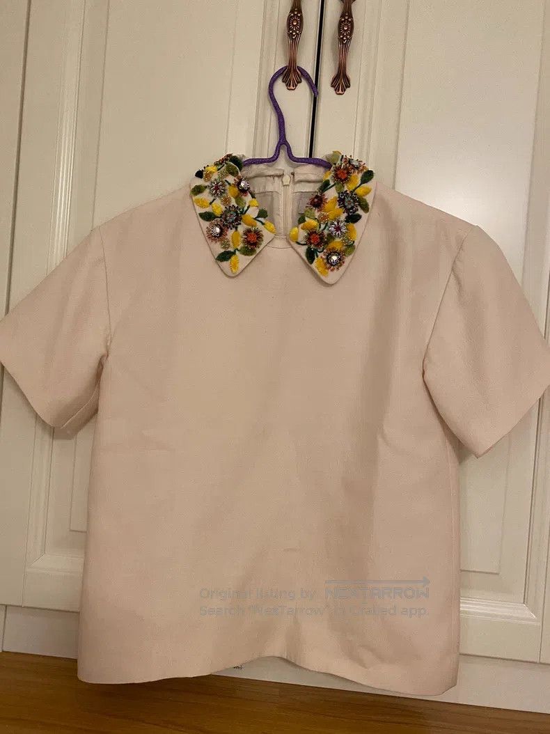 Valentino Valentino Silk + wool silk wool top Size S / US 4 / IT 40 - 1 Thumbnail