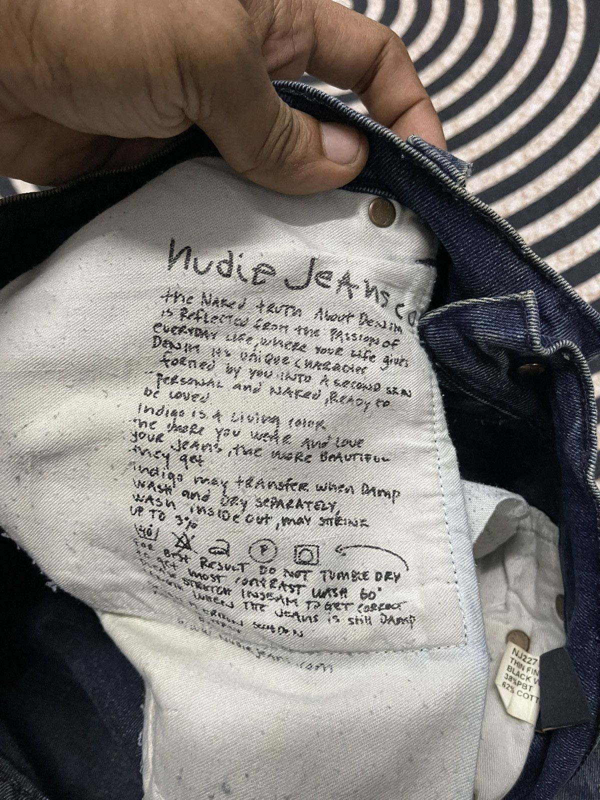 Nudie Jeans 2000s NUDIE JEANS CO SKINNY JEANS WASHABLE DISTRESSED JEANS Size US 29 - 16 Thumbnail