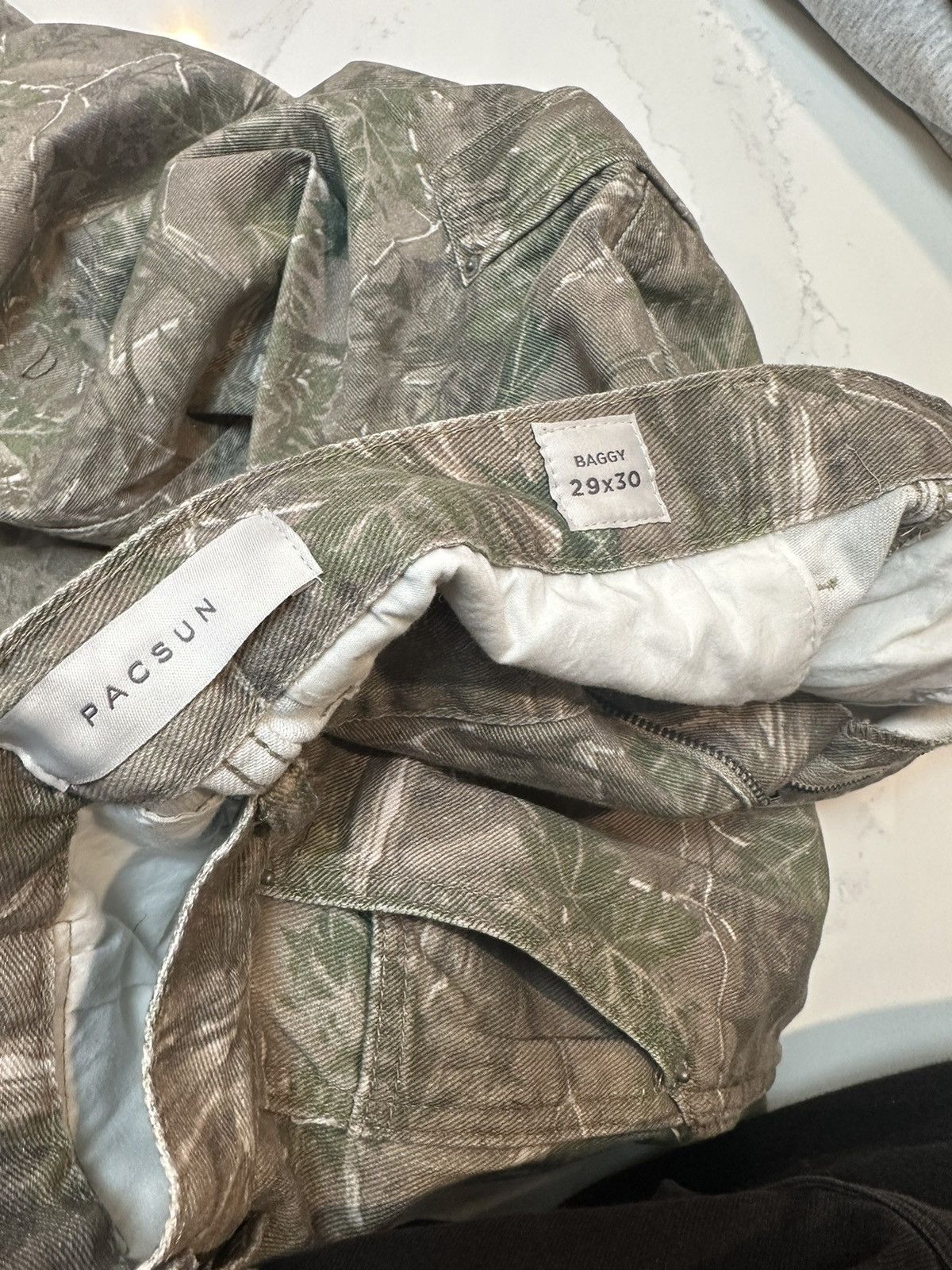 Pacsun × Vintage Camo Denim Size US 29 - 3 Thumbnail