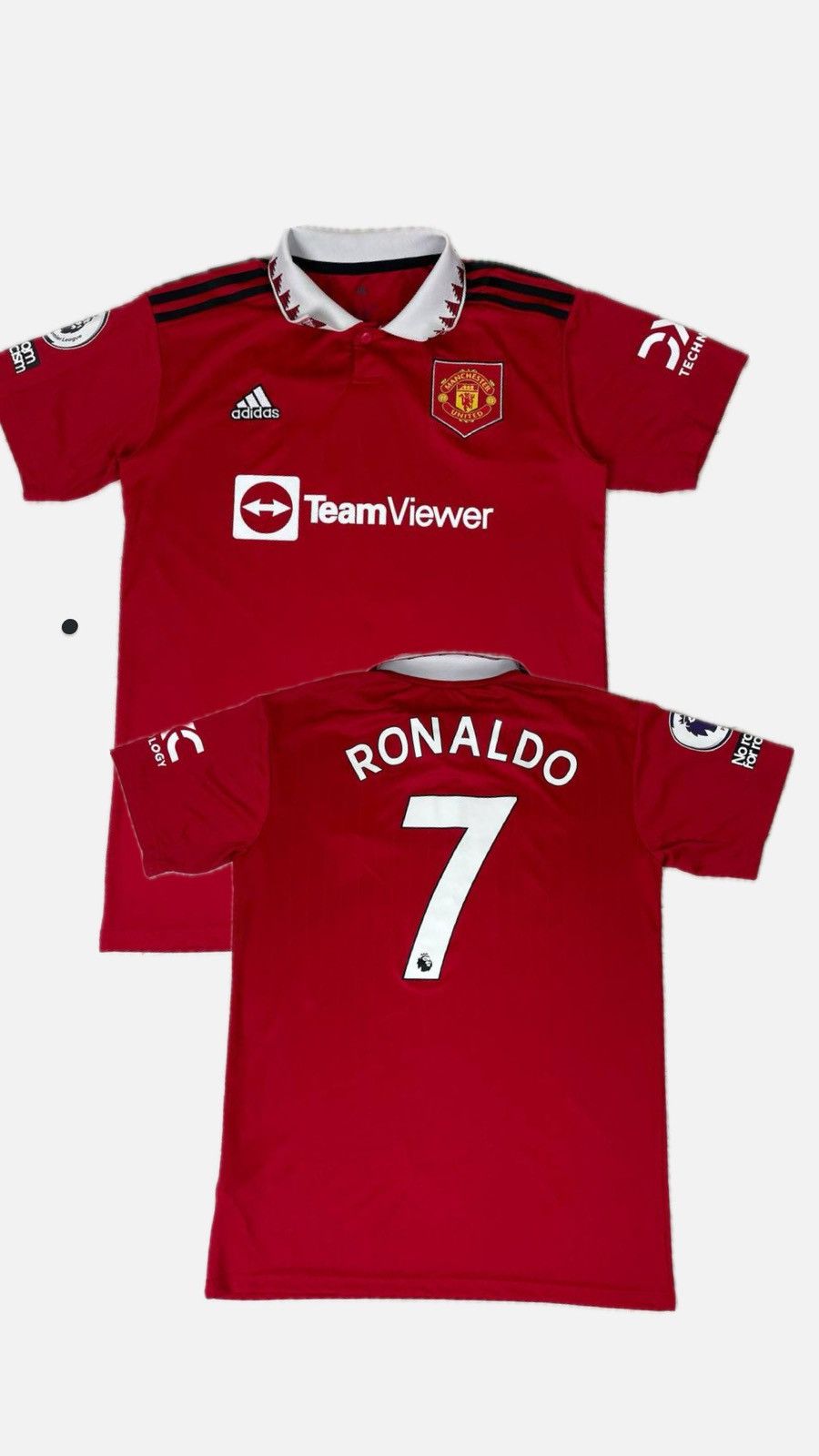 Adidas Adidas Manchester United 2022 2023 Ronaldo #7 Home Shirt Size US L / EU 52-54 / 3 - 1 Thumbnail