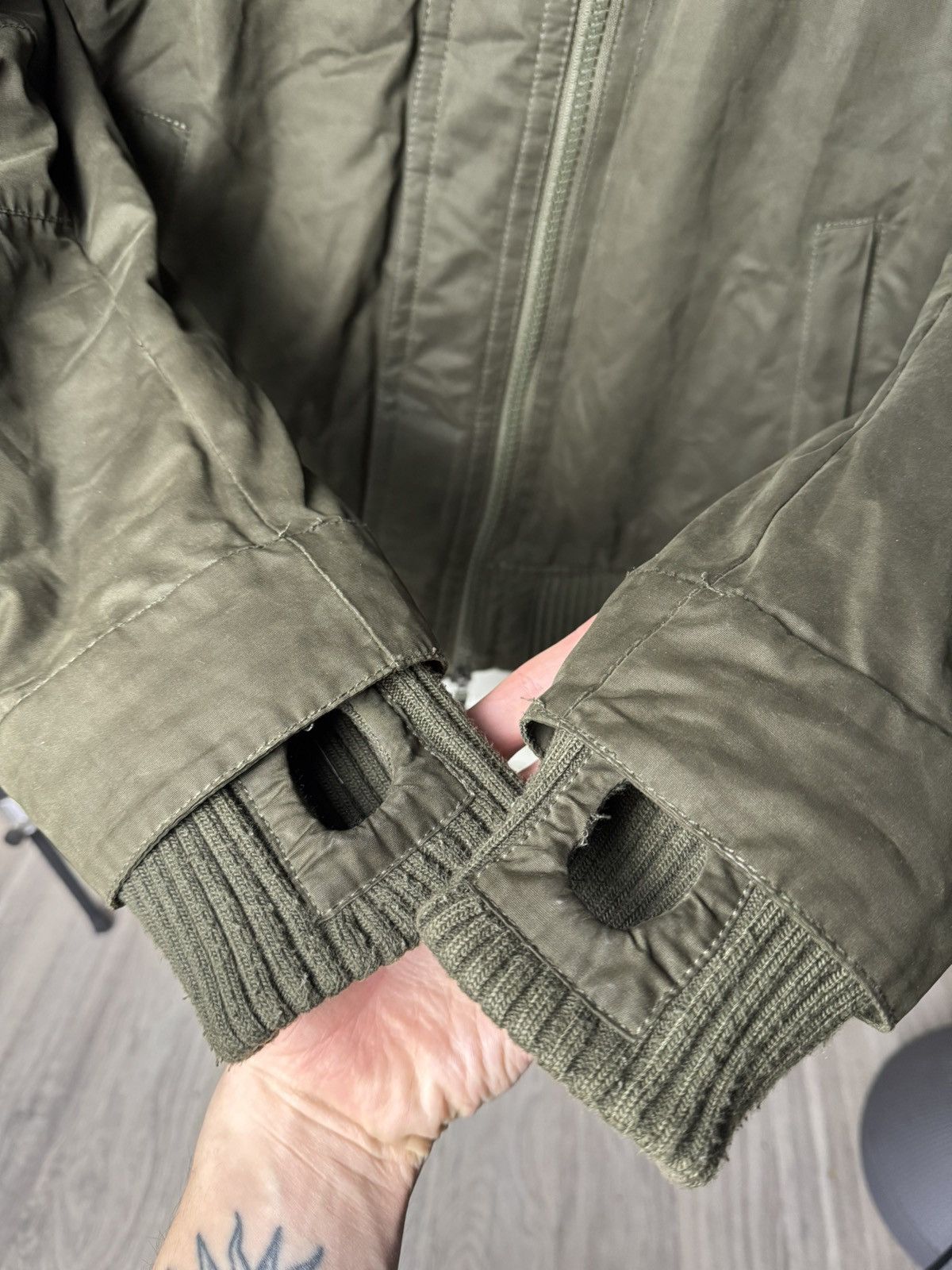 Japanese Brand Military Y2K doublezip fur hood jacket Alpha LGB Goa vibe Size US M / EU 48-50 / 2 - 4 Thumbnail