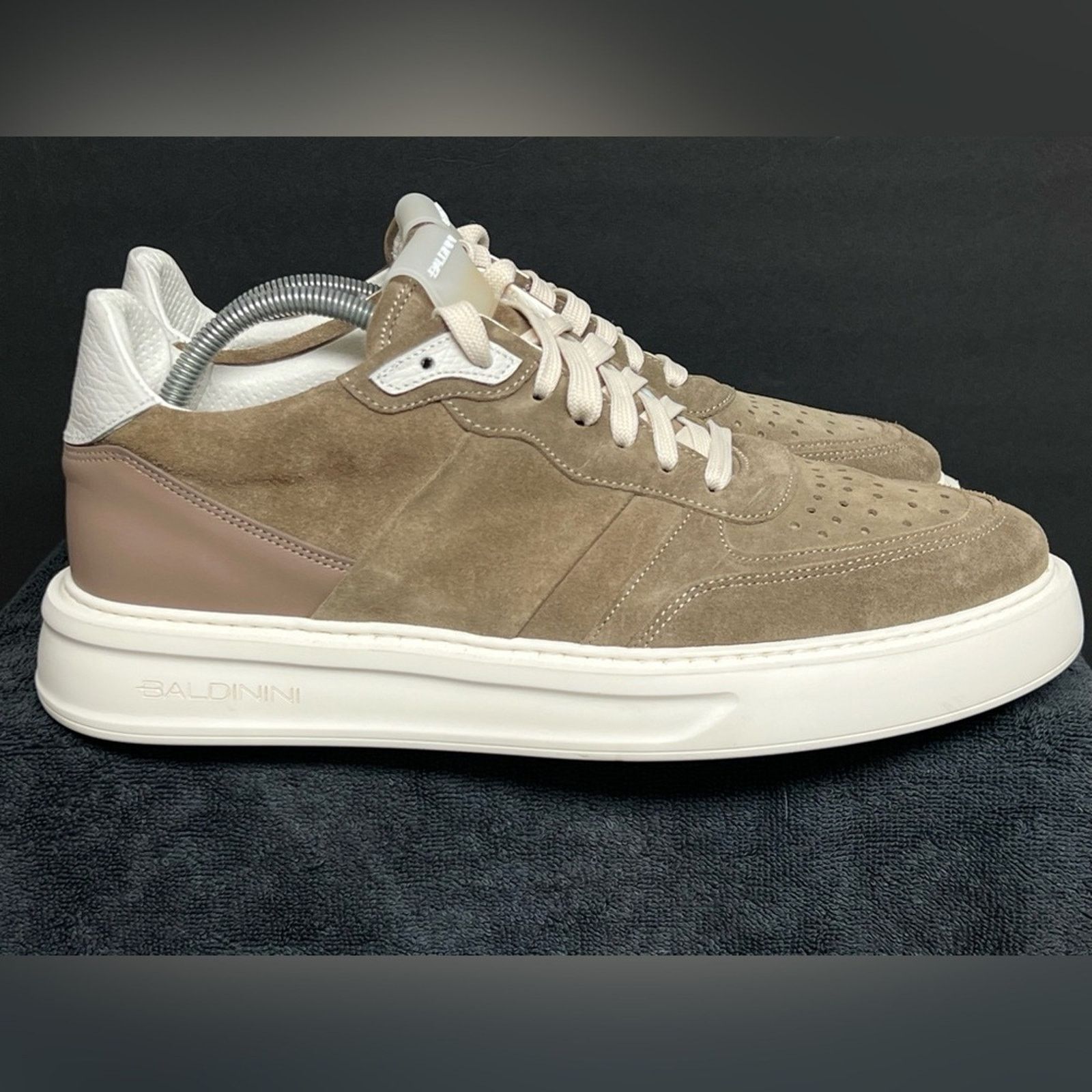 Baldinini Baldinini Brown Suede Leather Designer Shoes WORN ONCE $539 Size US 11 / EU 44 - 9 Thumbnail