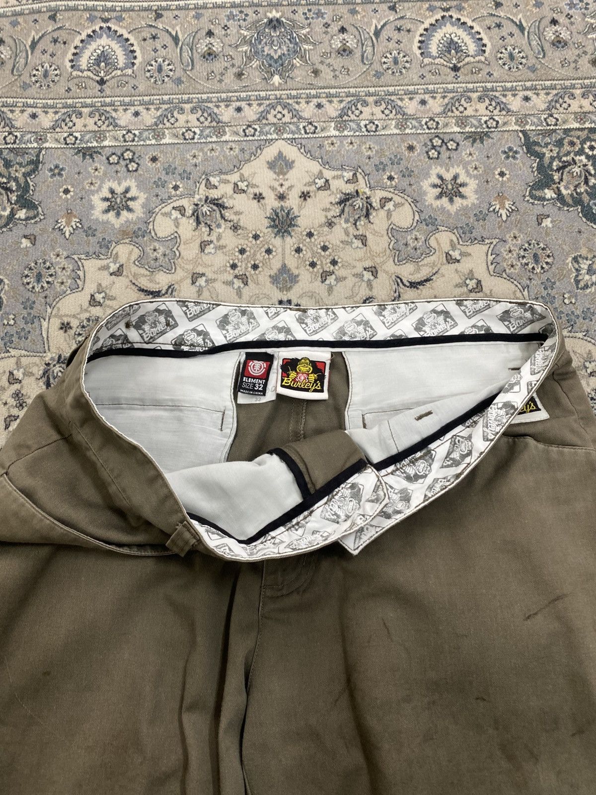 Element DIRTY ELEMENT X BURLEYS CASUAL PANTS SKATE Size US 32 / EU 48 - 6 Thumbnail