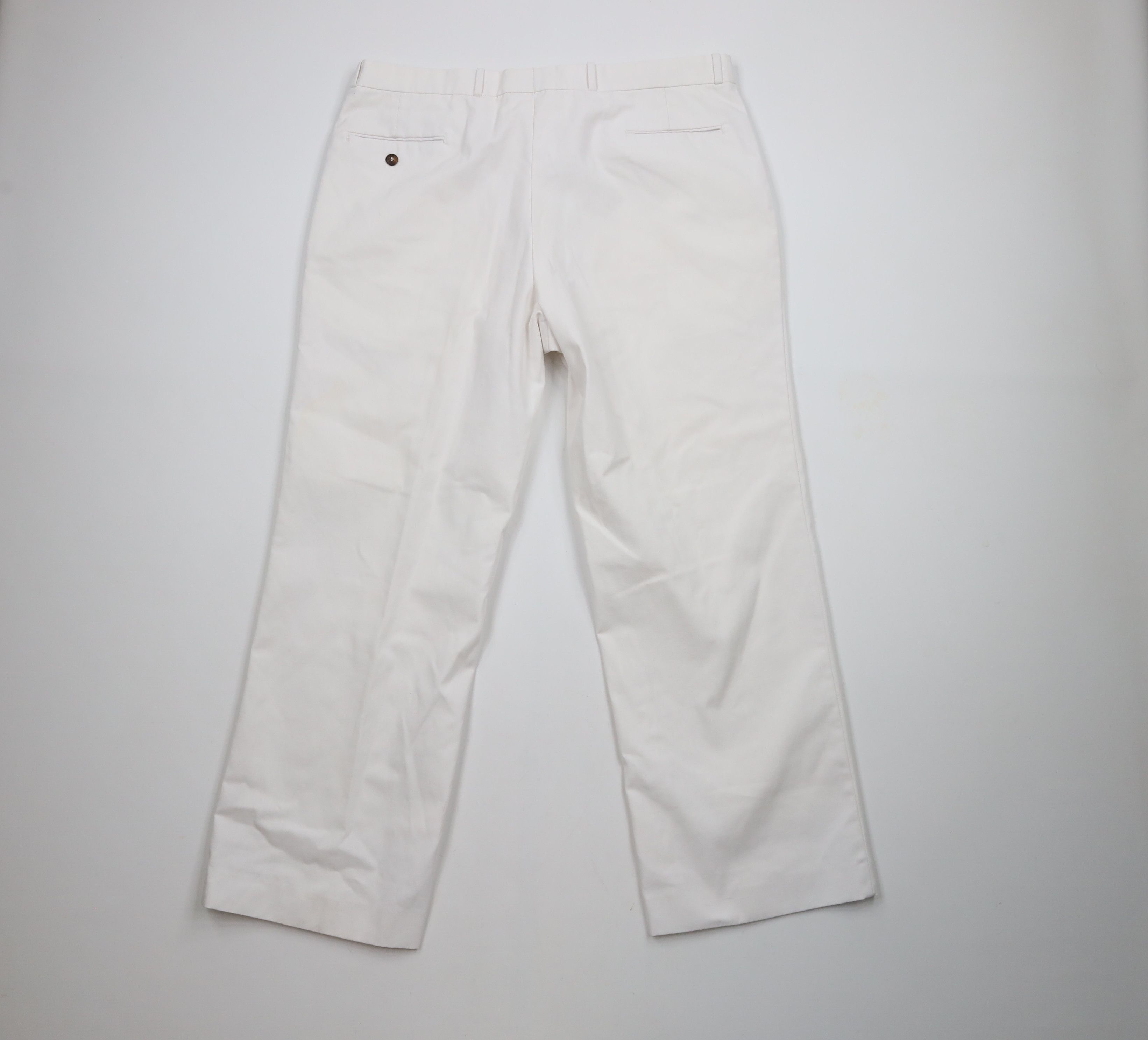 Vintage Vintage 70s Streetwear Bell Bottoms Painter Pants White USA Size US 38 / EU 54 - 11 Thumbnail