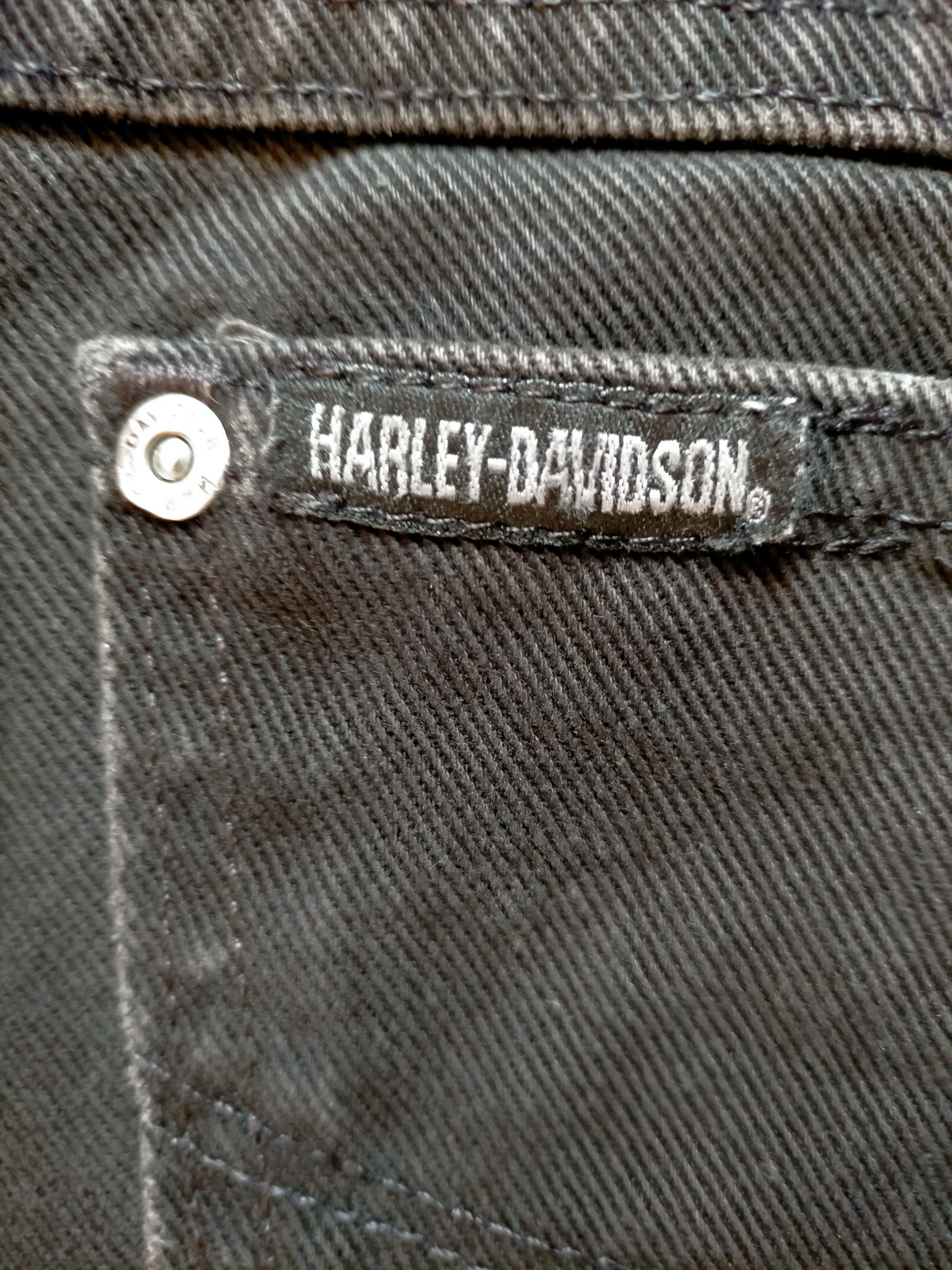Harley Davidson Harley Davidson Black Baggy Jeans Made in usa Size US 34 / EU 50 - 16 Thumbnail
