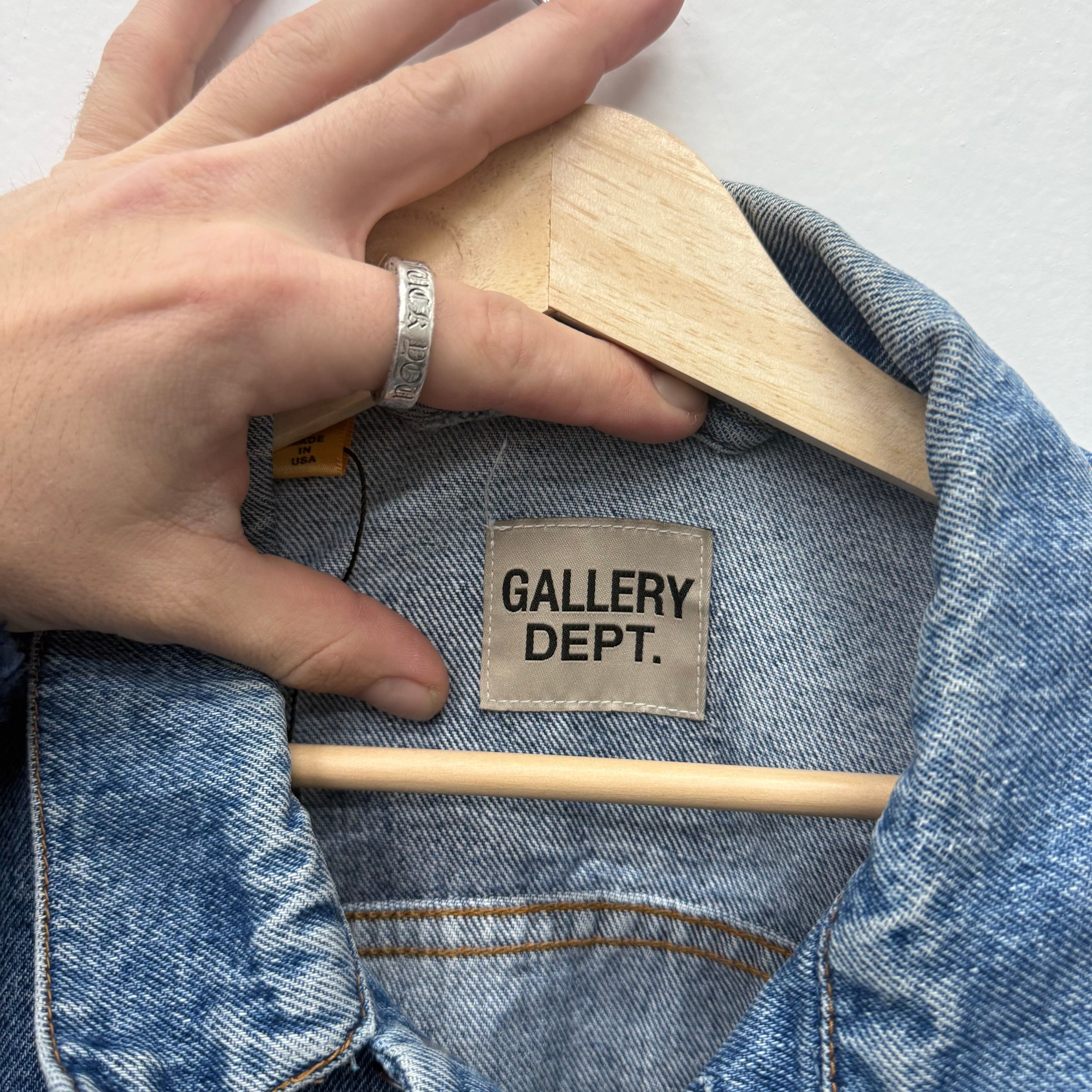 Gallery Dept. Gallery Dept Denim Logo Andy Jacket - Size XXL Size US XXL / EU 58 / 5 - 5 Thumbnail