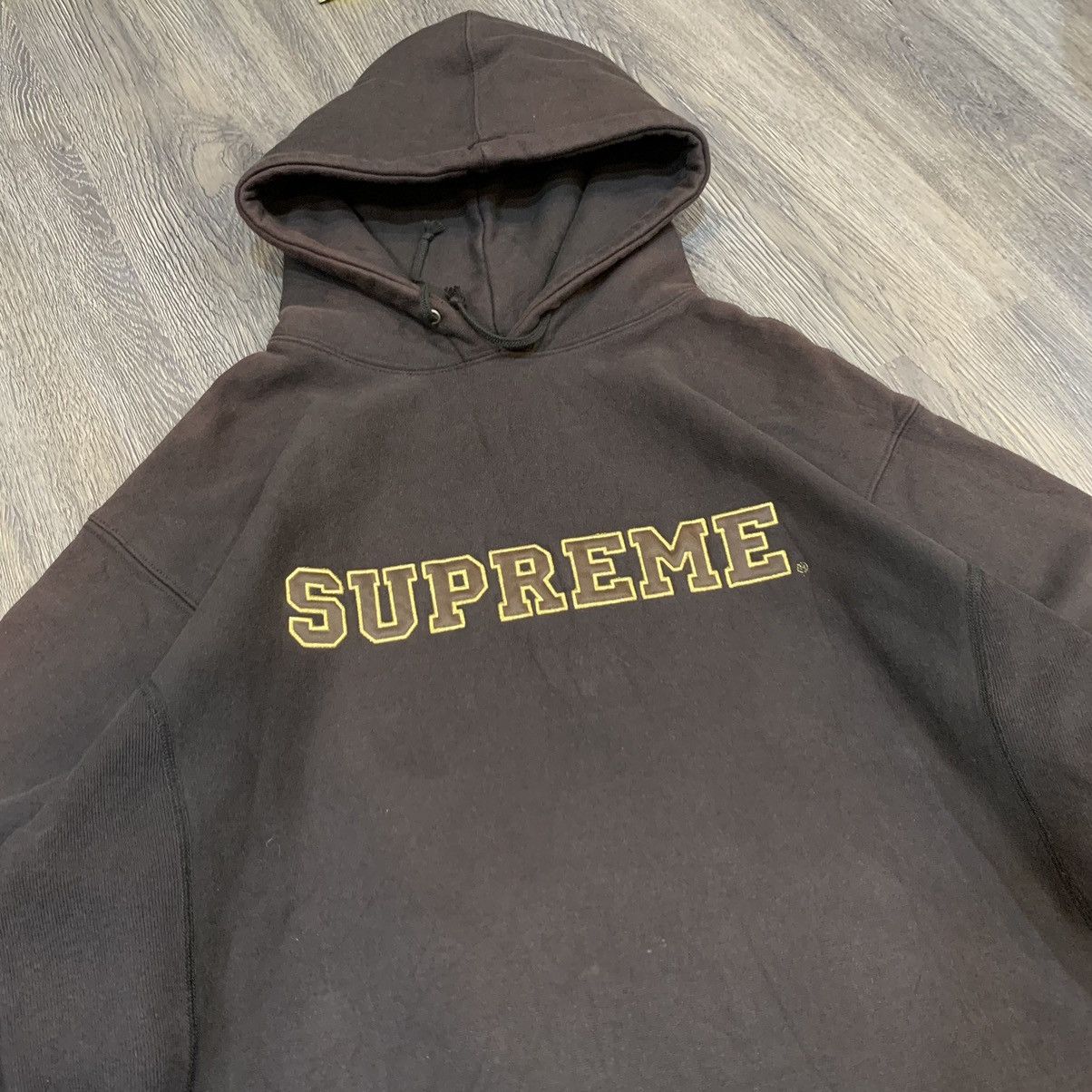 Supreme Supreme Spell Out Hoodie Early 2000s Size US XL / EU 56 / 4 - 3 Thumbnail