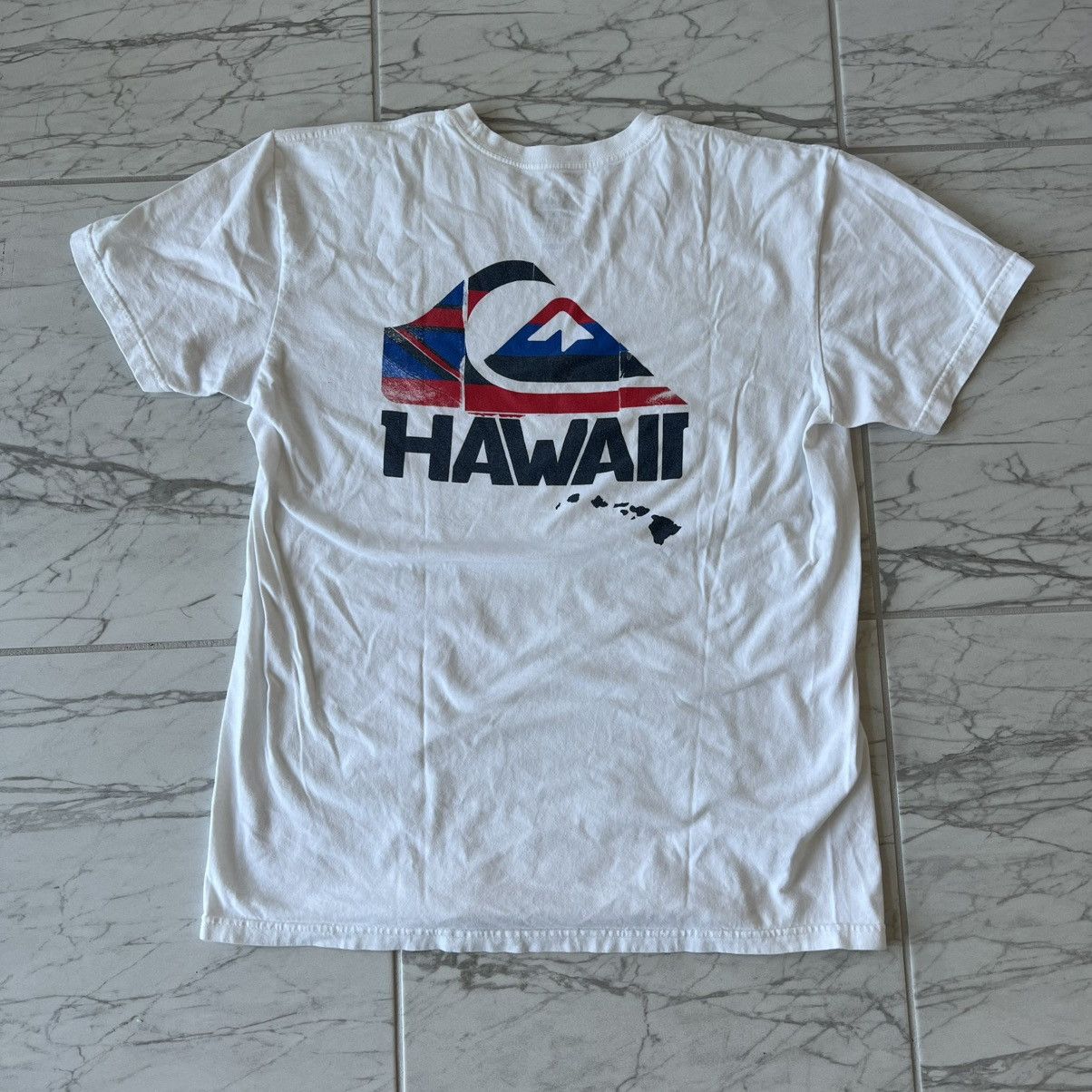 Quiksilver × Vintage QuikSilver Hawaii Surf Tee Size US L / EU 52-54 / 3 - 5 Thumbnail