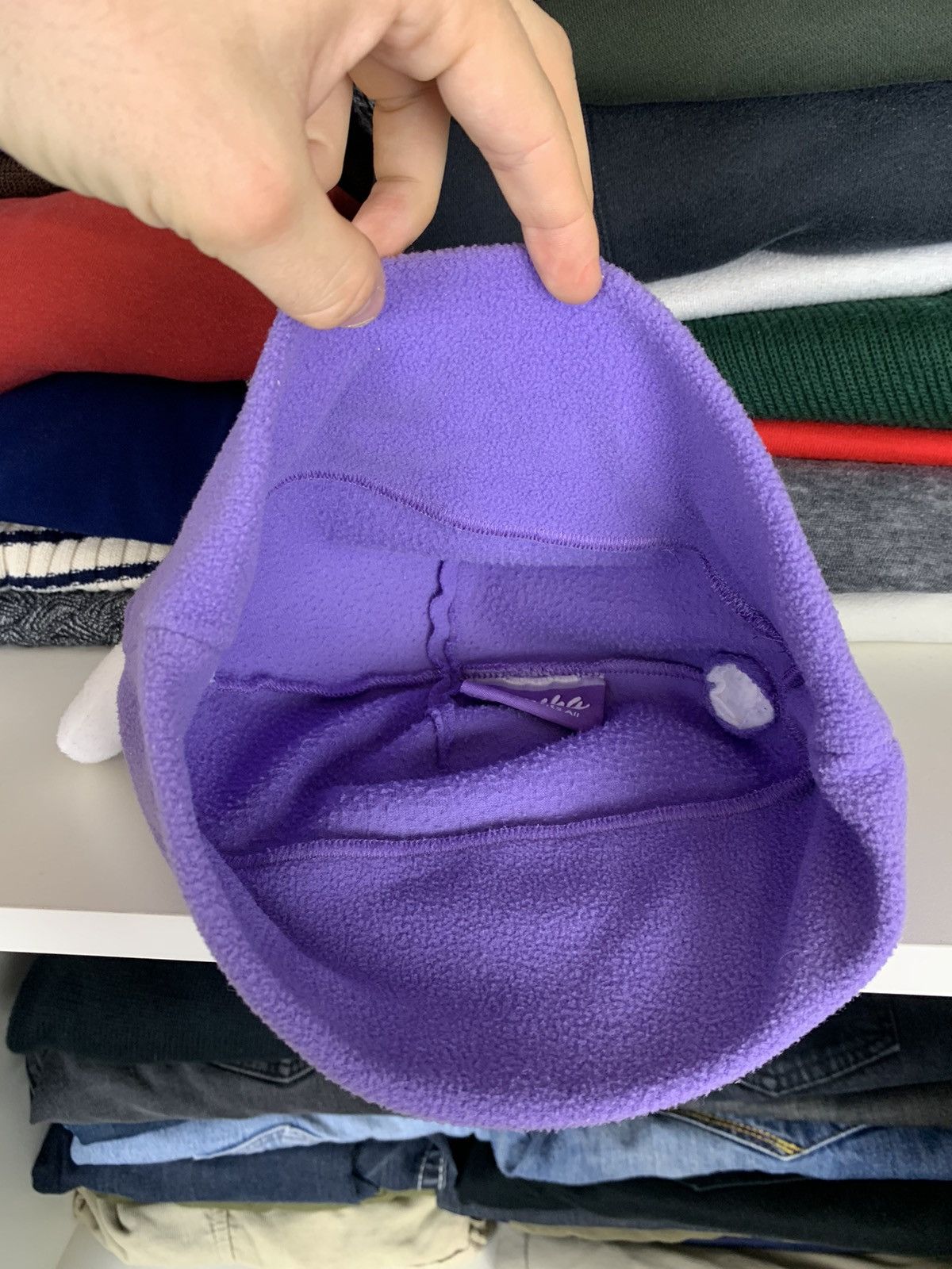 Other Y2K Milka Fleece Hat Size ONE SIZE - 13 Thumbnail