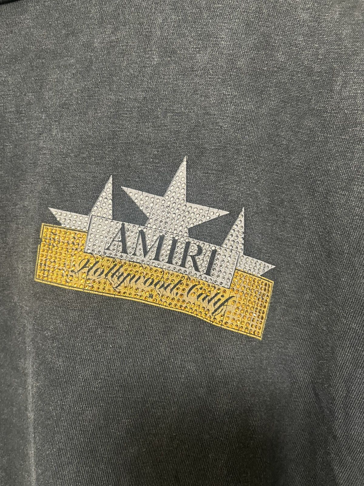 Amiri Amiri Vintage Crystal Star Tee Sz L Size US L / EU 52-54 / 3 - 3 Thumbnail