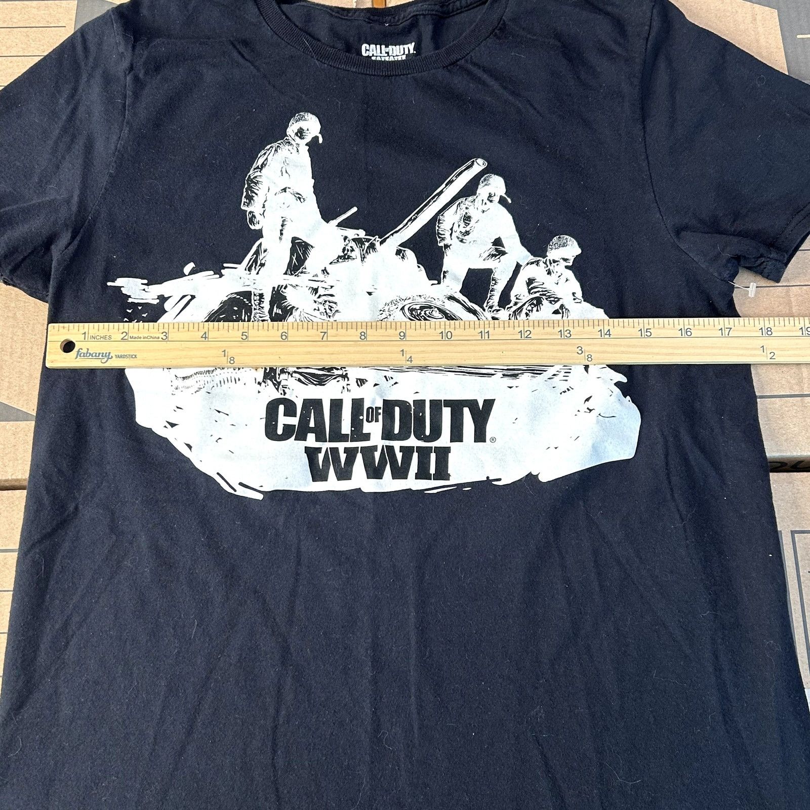 Vintage Modern COD WW2 Black T-Shirt Medium Size US M / EU 48-50 / 2 - 5 Thumbnail