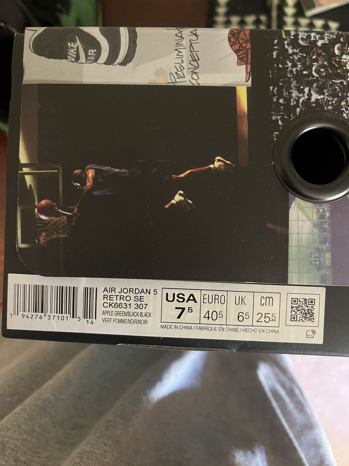 Jordan Brand Air Jordan 5 Retro SE - “Oregon” Size US 7.5 / EU 40-41 - 7 Thumbnail