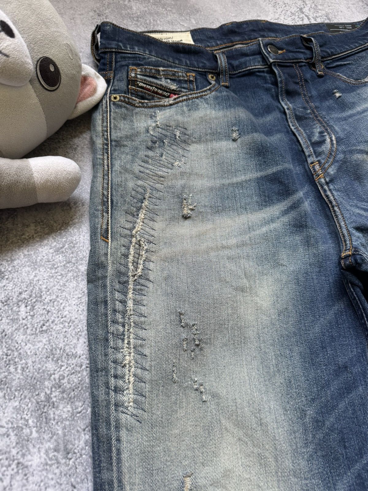 Diesel Vintage Y2K Diesel Distressed Jeans Size US 31 - 3 Thumbnail