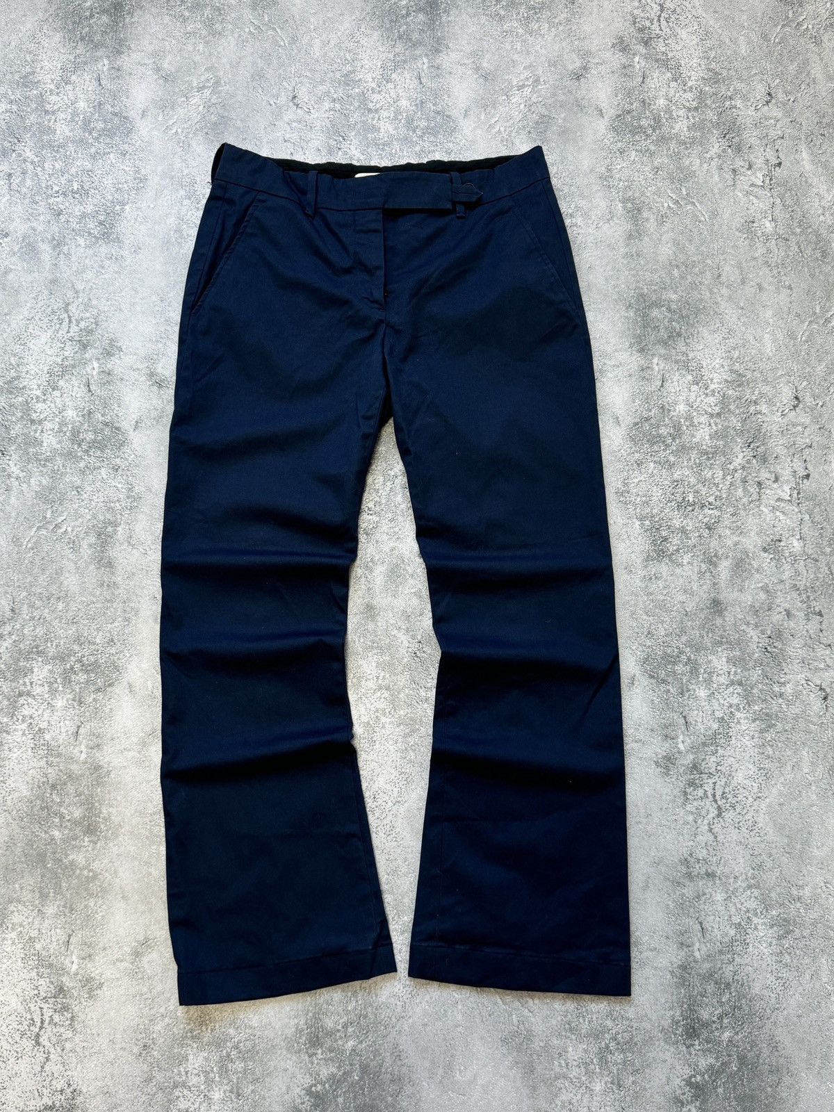 Prada Vintage Prada Flared Pants Luxury dark blue Size 38" / US 16 / IT 52 - 1 Thumbnail