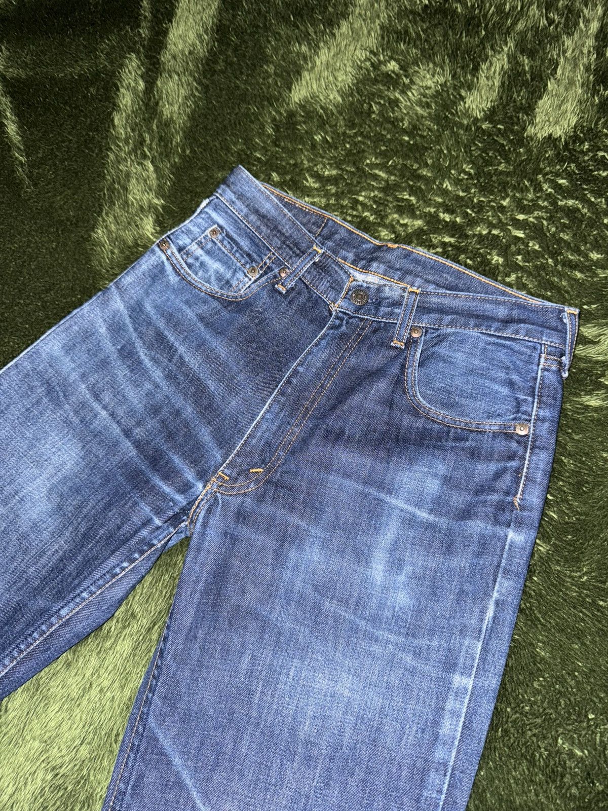 Levi's [W31/L34] Levi’s 506 Made in Japan Washed Denim – Indigo Size US 31 - 2 Thumbnail