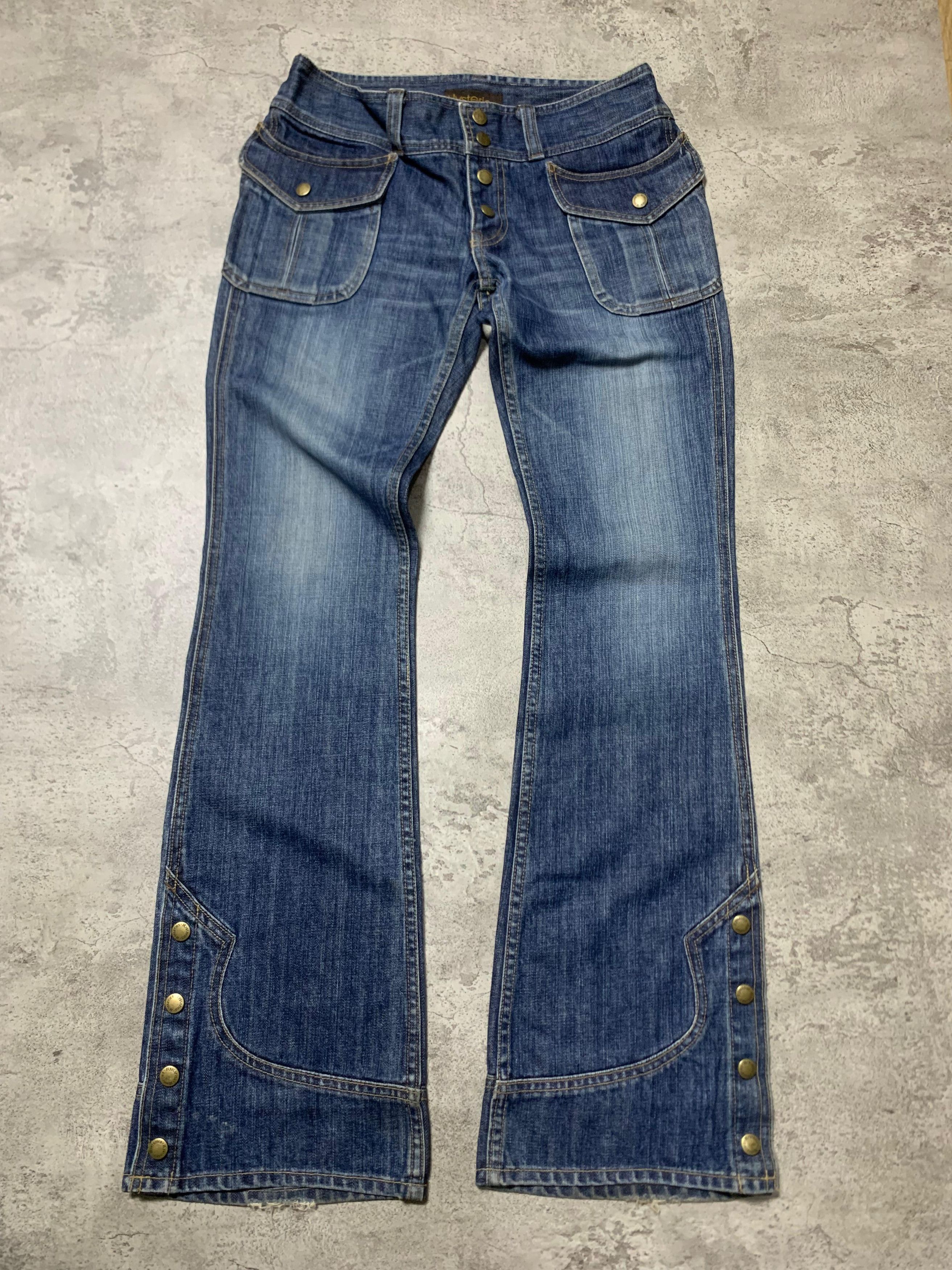 Hysteric Glamour 2000s Hysteric Glamour Faded Flare Jeans Size US 30 / EU 46 - 1 Thumbnail