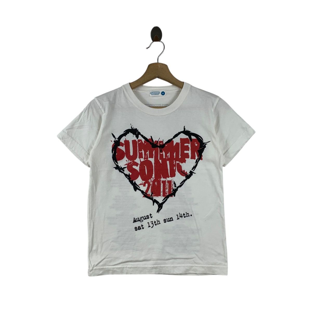 Vintage SUMMER SONIC 2011 Red Hot Chilli Peppers Headlines Tee Size US S / EU 44-46 / 1 - 1 Thumbnail