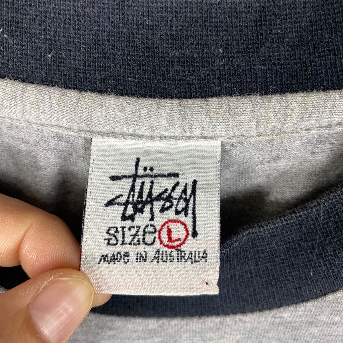 Stussy Vintage 90s STUSSY Australia Logo Graphic Surf Skate Tee Size US L / EU 52-54 / 3 - 5 Thumbnail