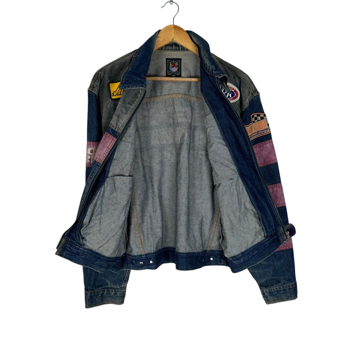 YELLOW CORN ☀️YELLOW CORN DEMIM SLEDGE HAMMER RACING TEAM JACKET Size US M / EU 48-50 / 2 - 9 Thumbnail