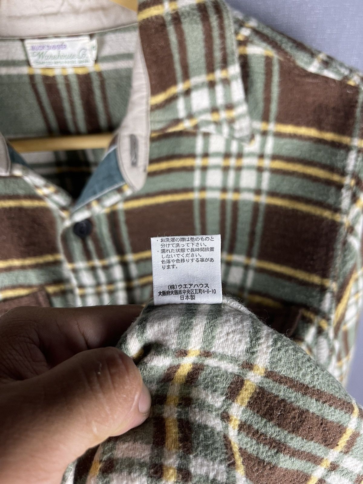 Flannel × Vintage × Warehouse VINTAGE WAREHOUSE Co. Duck Digger Japan Plaid Flannel Size US M / EU 48-50 / 2 - 8 Thumbnail