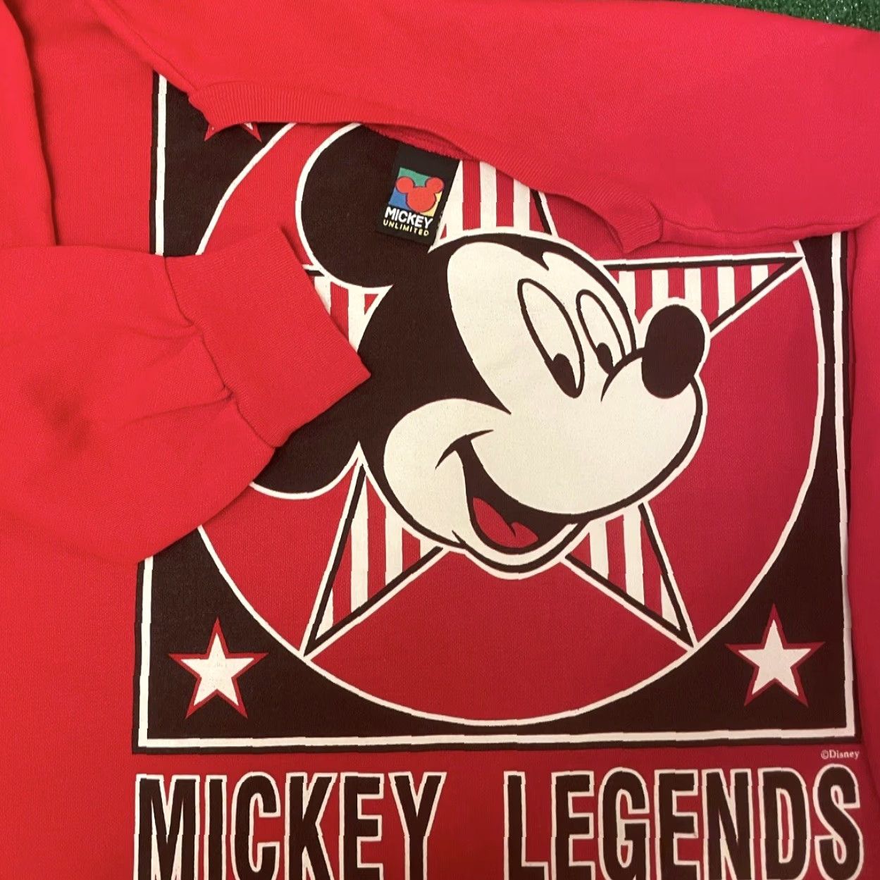Disney VINTAGE 90s Disney Mickey Mouse Cartoon VTG Crewneck Sweatshirt Mens XXL Red Crew Neck Pullover Long Sleeve Size US XXL / EU 58 / 5 - 2 Thumbnail