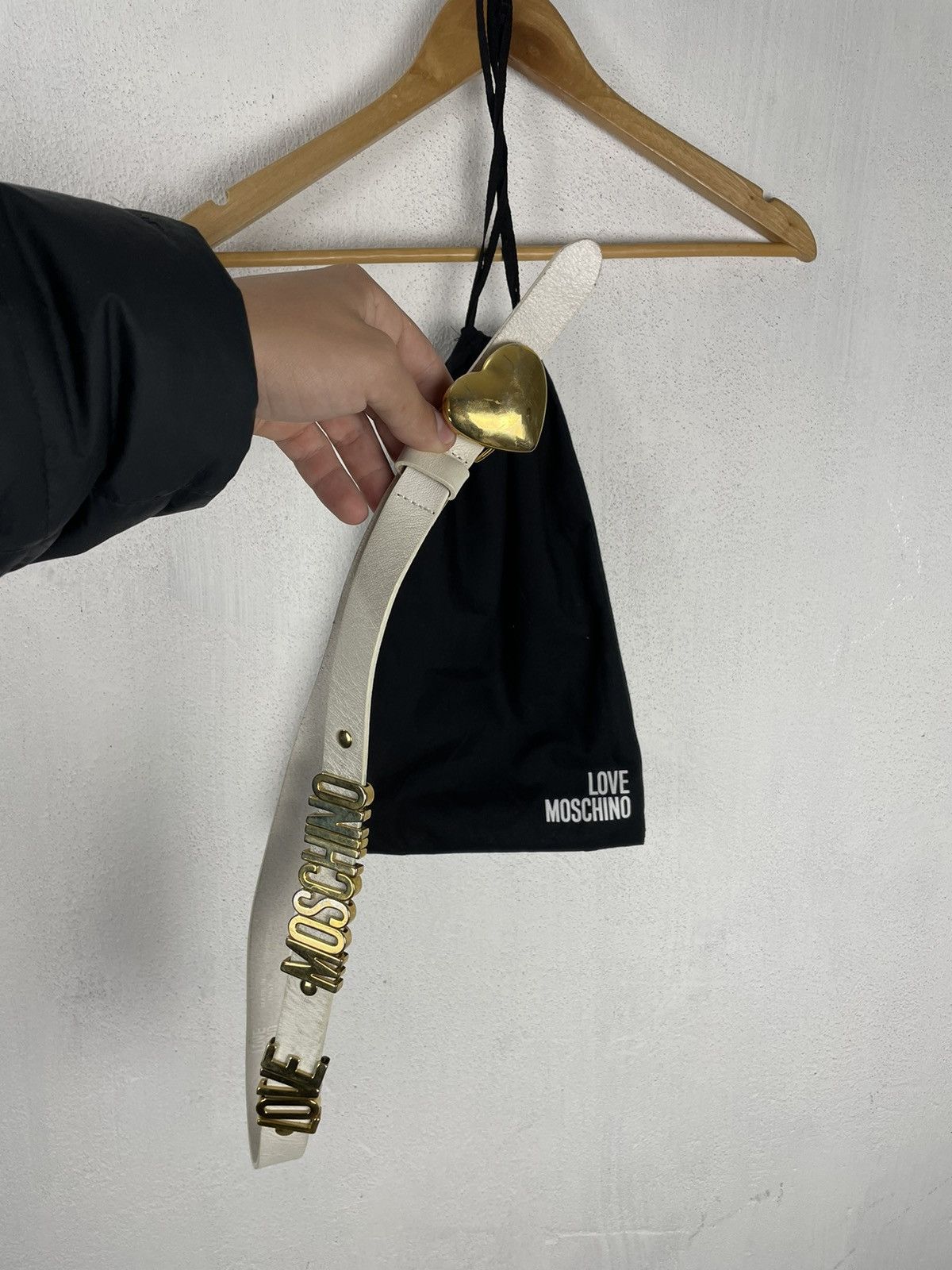 Moschino Love Moschino Y2K leather belt Size ONE SIZE - 2 Thumbnail