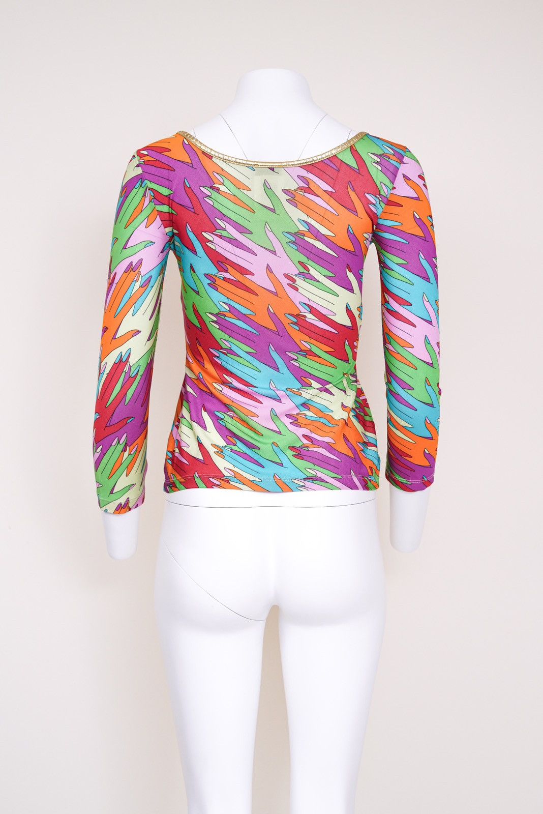 Dolce & Gabbana D&G Multicolored Handprint "O" Ring Top Size M / US 6-8 / IT 42-44 - 5 Thumbnail