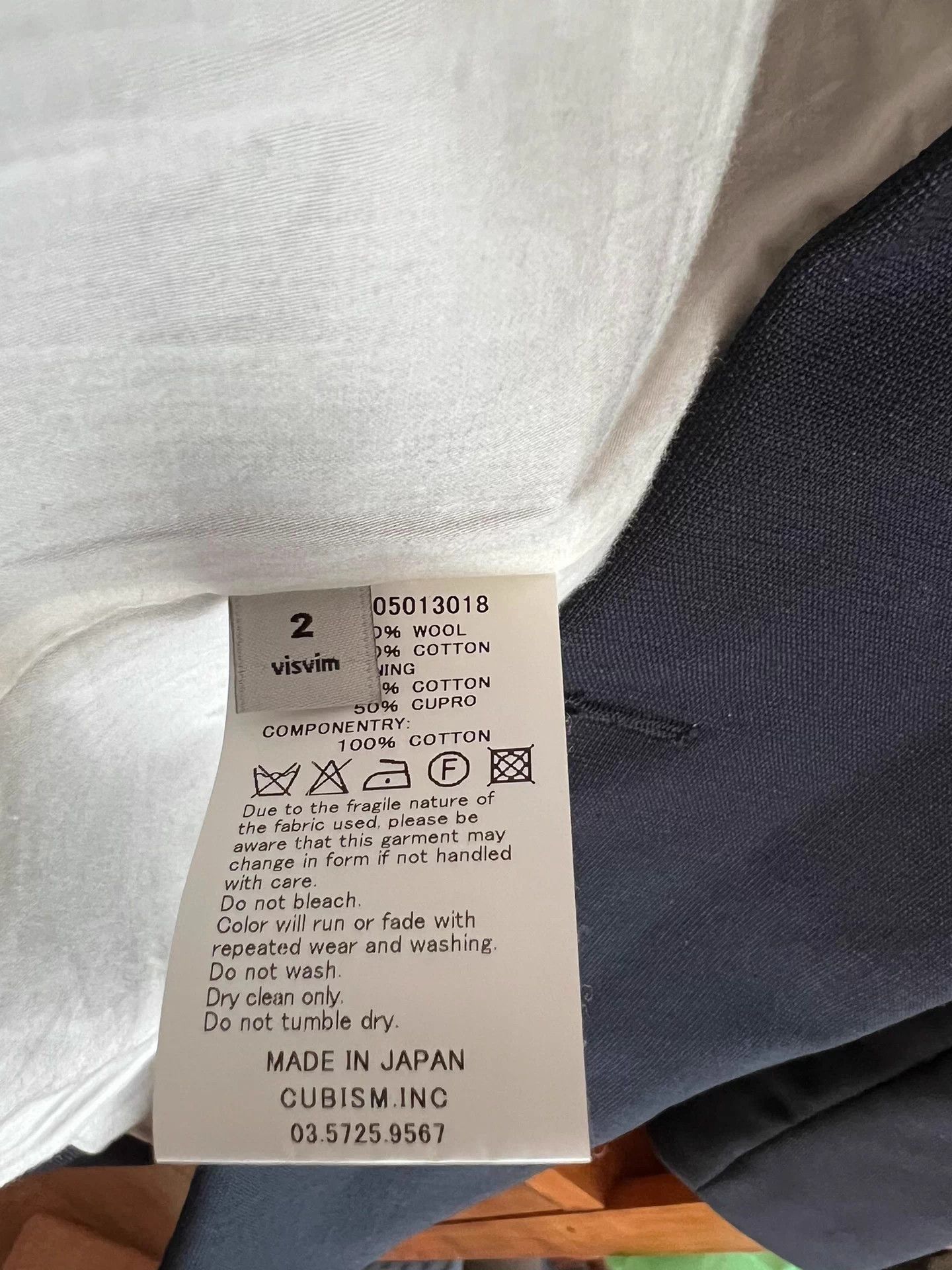 Visvim visvim 2016 Wool Suit Jacket Size 2 Early VV Size US M / EU 48-50 / 2 - 5 Thumbnail
