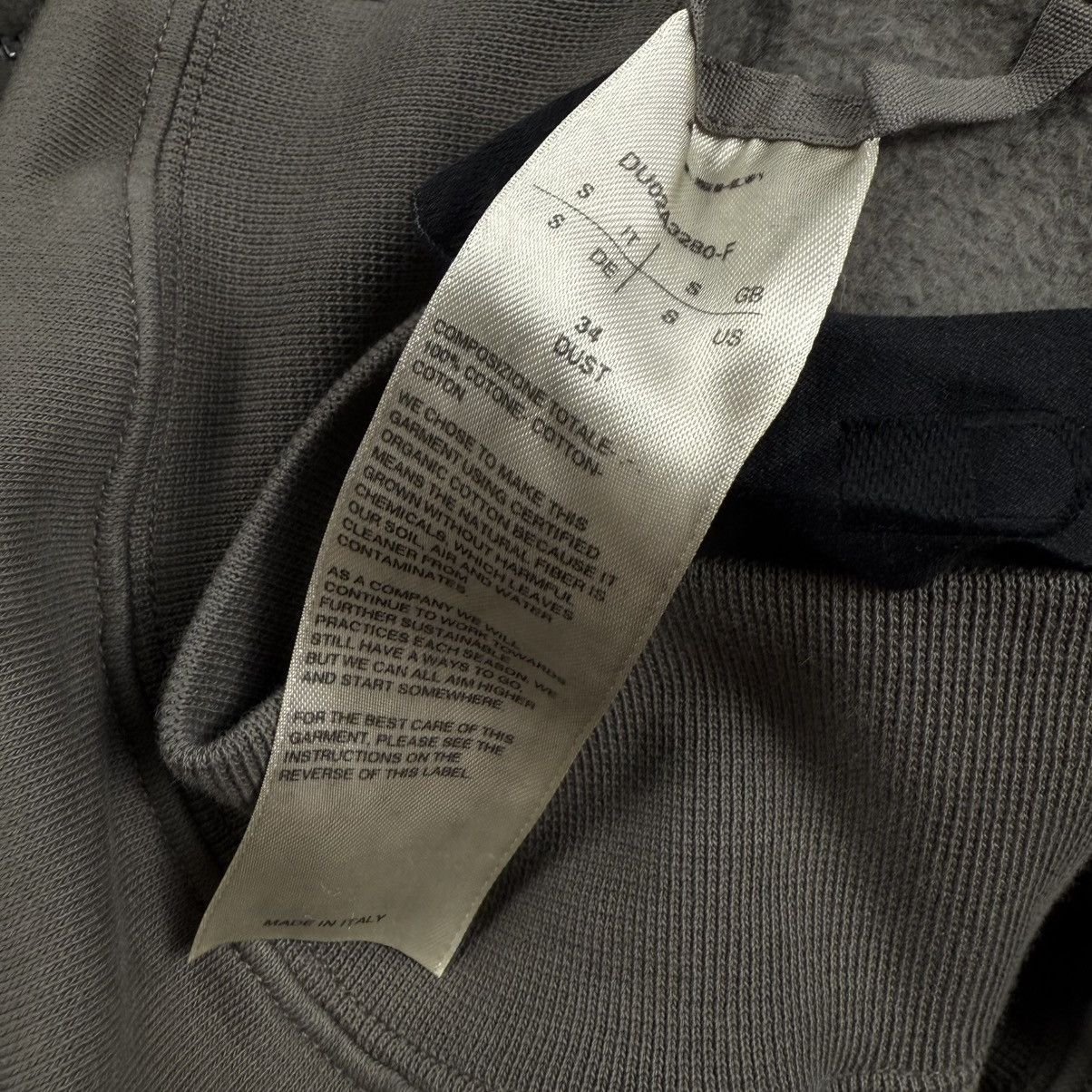 Rick Owens Rick Owens DRKSHDW Gimp Full Zip ‘Dust’ Hoodie Size US S / EU 44-46 / 1 - 6 Thumbnail