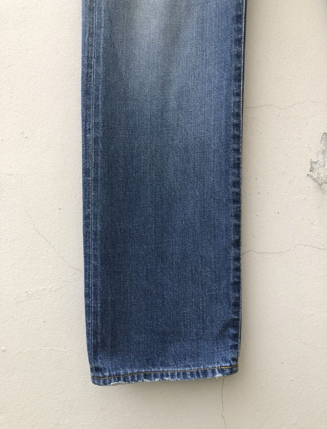 YAECA YEACA Japan Faded Blue Denim Selvedge Jeans Size US 30 / EU 46 - 9 Thumbnail